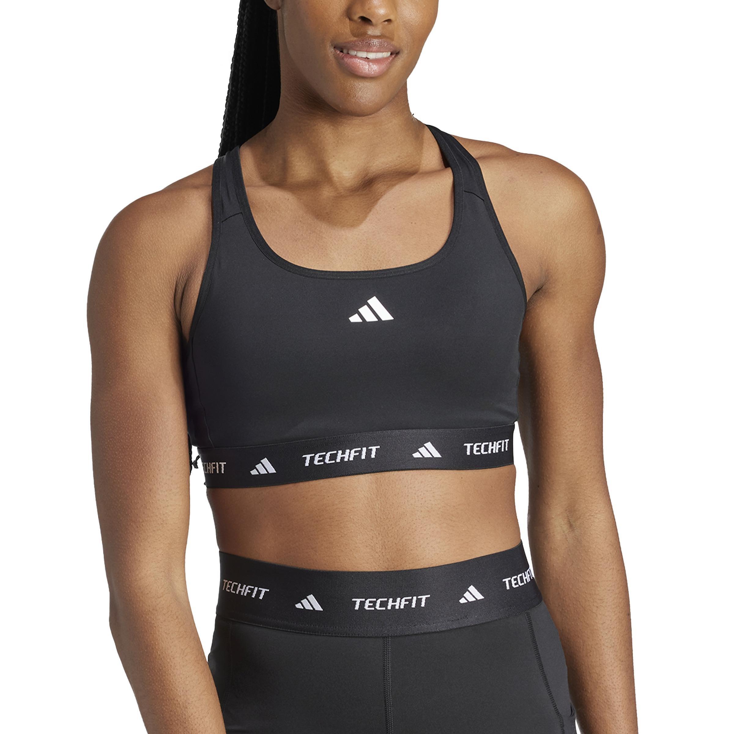 TECHFIT Bra, Black, , large image number 2