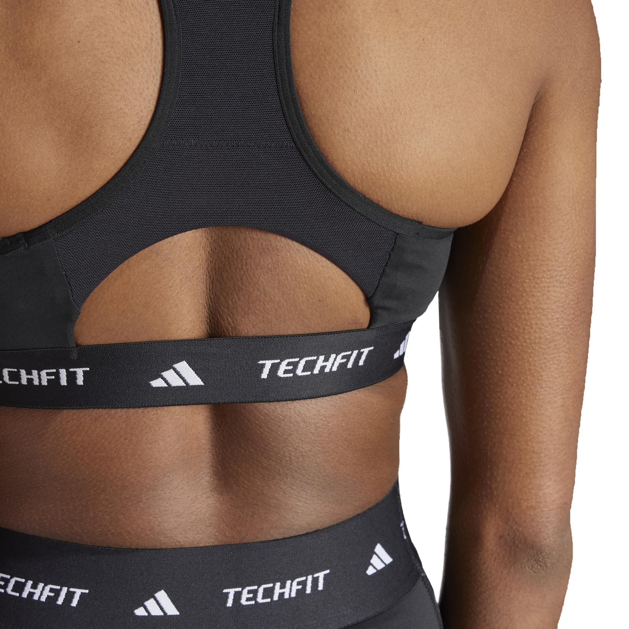 TECHFIT Bra, Black, , large image number 6