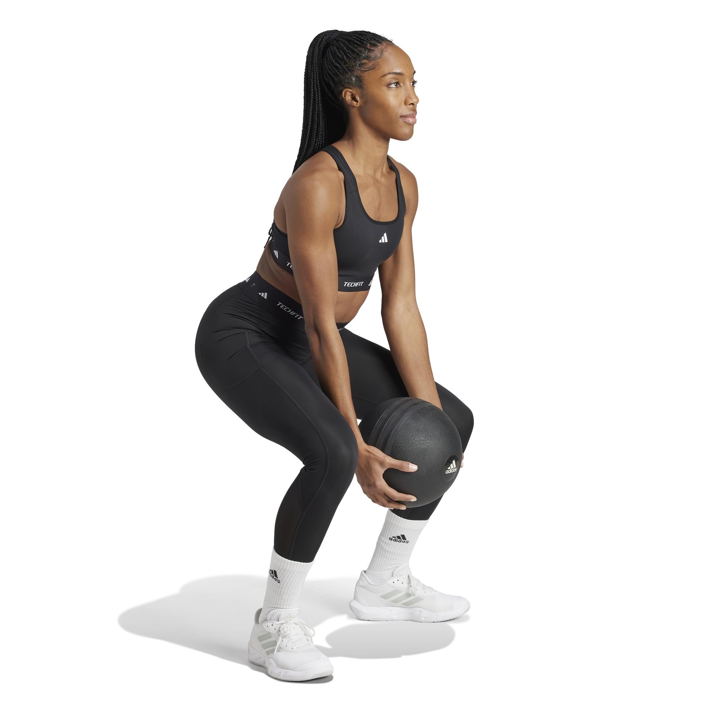 TECHFIT Bra, Black, , large image number 12