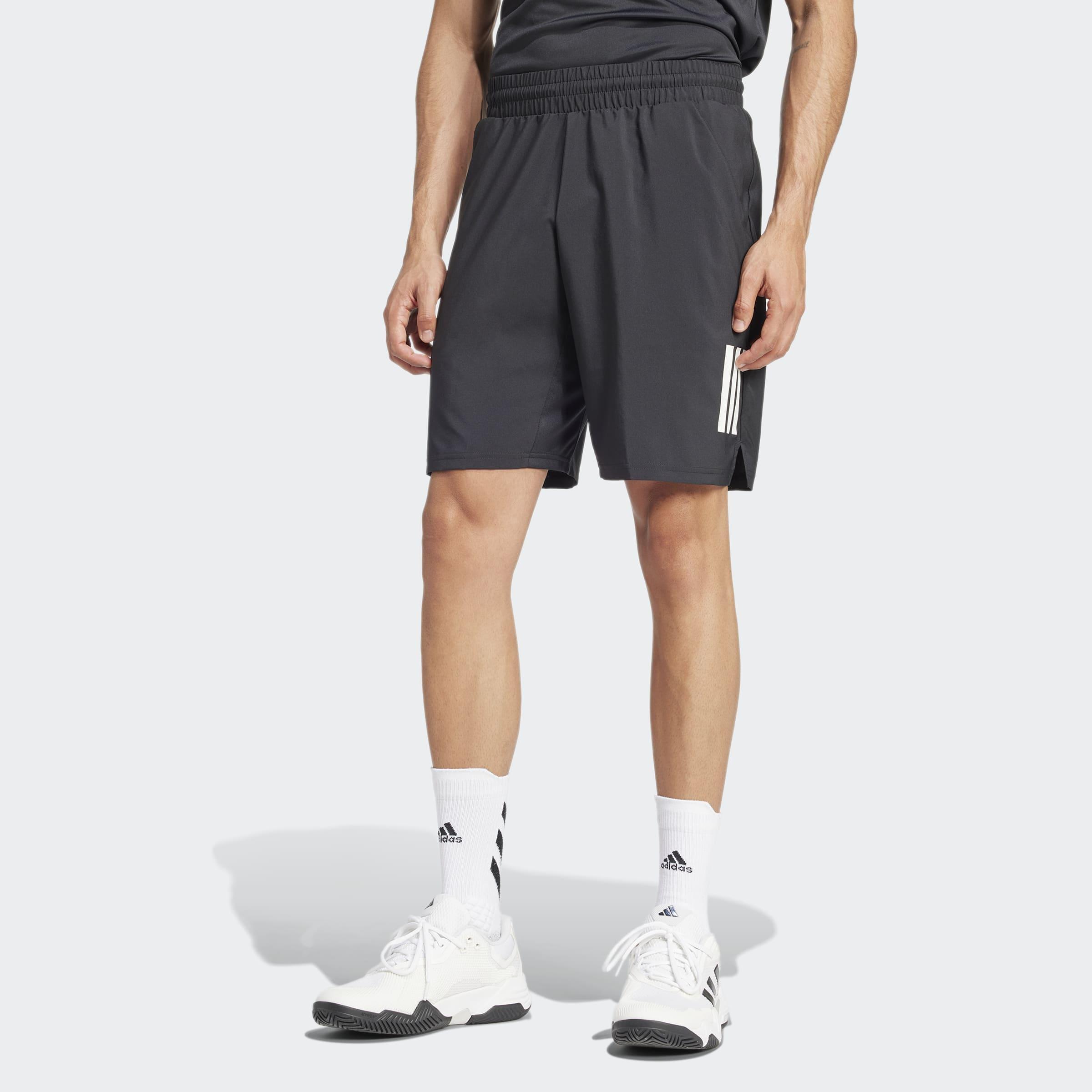 Club Tennis Climacool 3-Stripes Shorts, Black, A701_ONE, medium