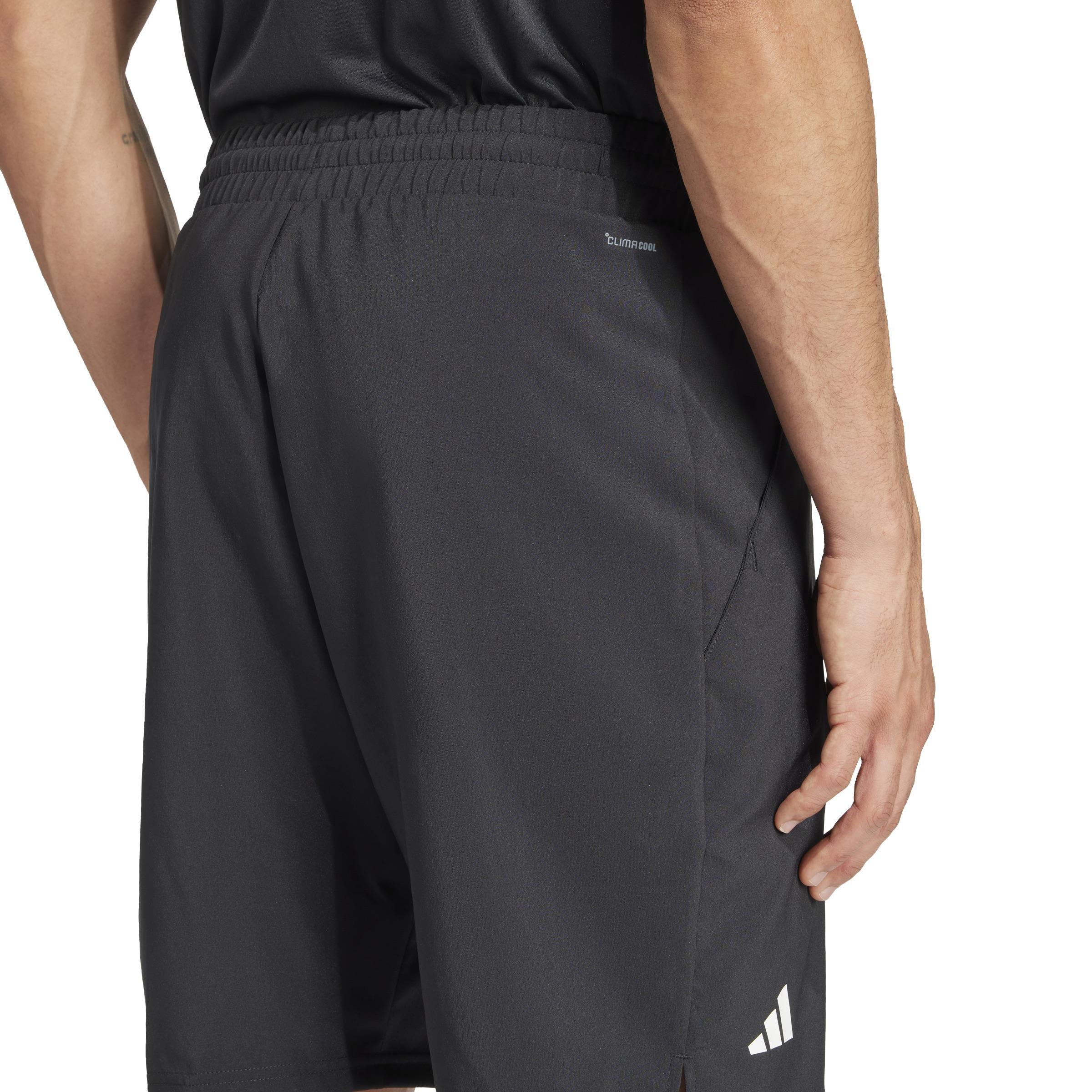 Club Tennis Climacool 3-Stripes Shorts, Black, A701_ONE, large image number 4