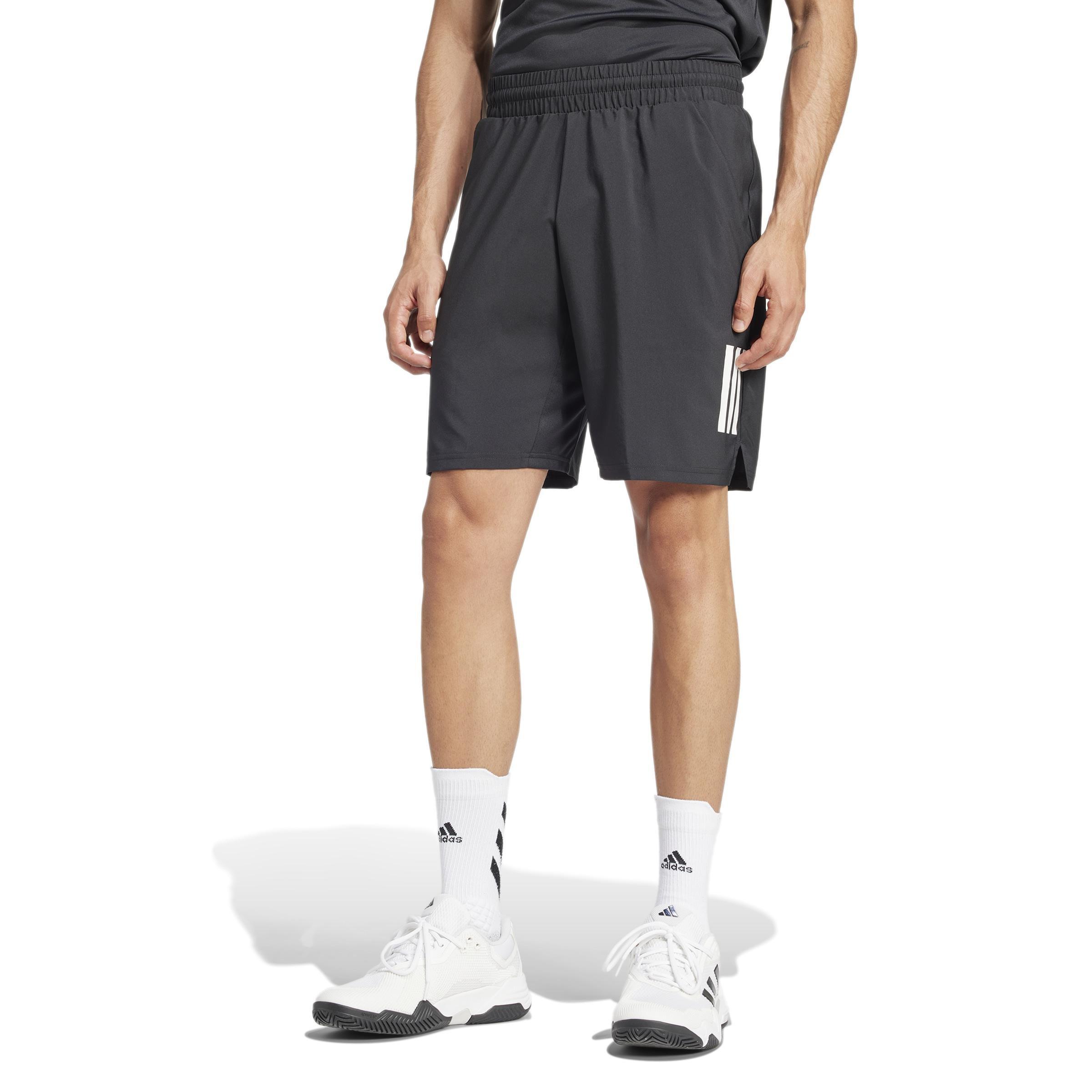 Club Tennis Climacool 3-Stripes Shorts, Black, , large image number 12