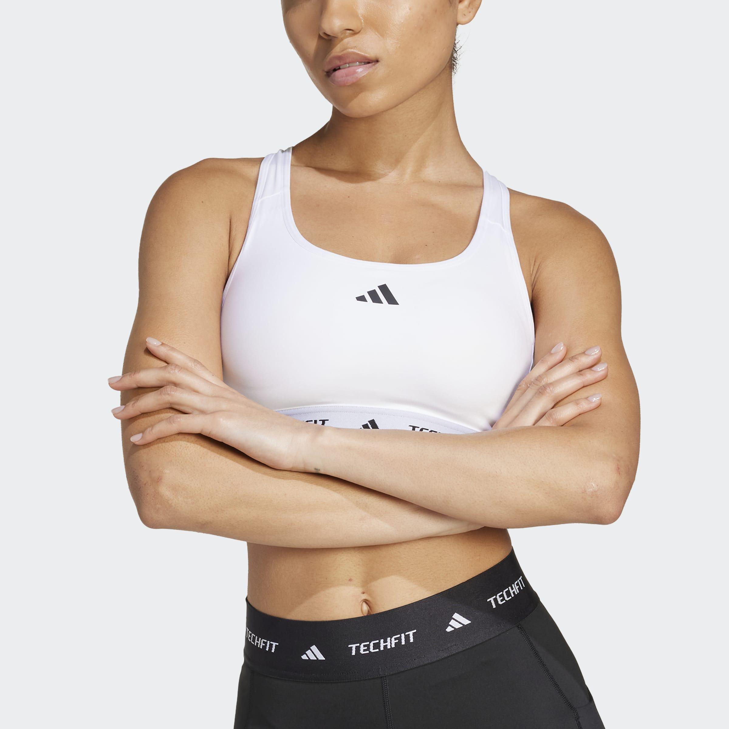 TECHFIT Bra, White, A701_ONE, large image number 2
