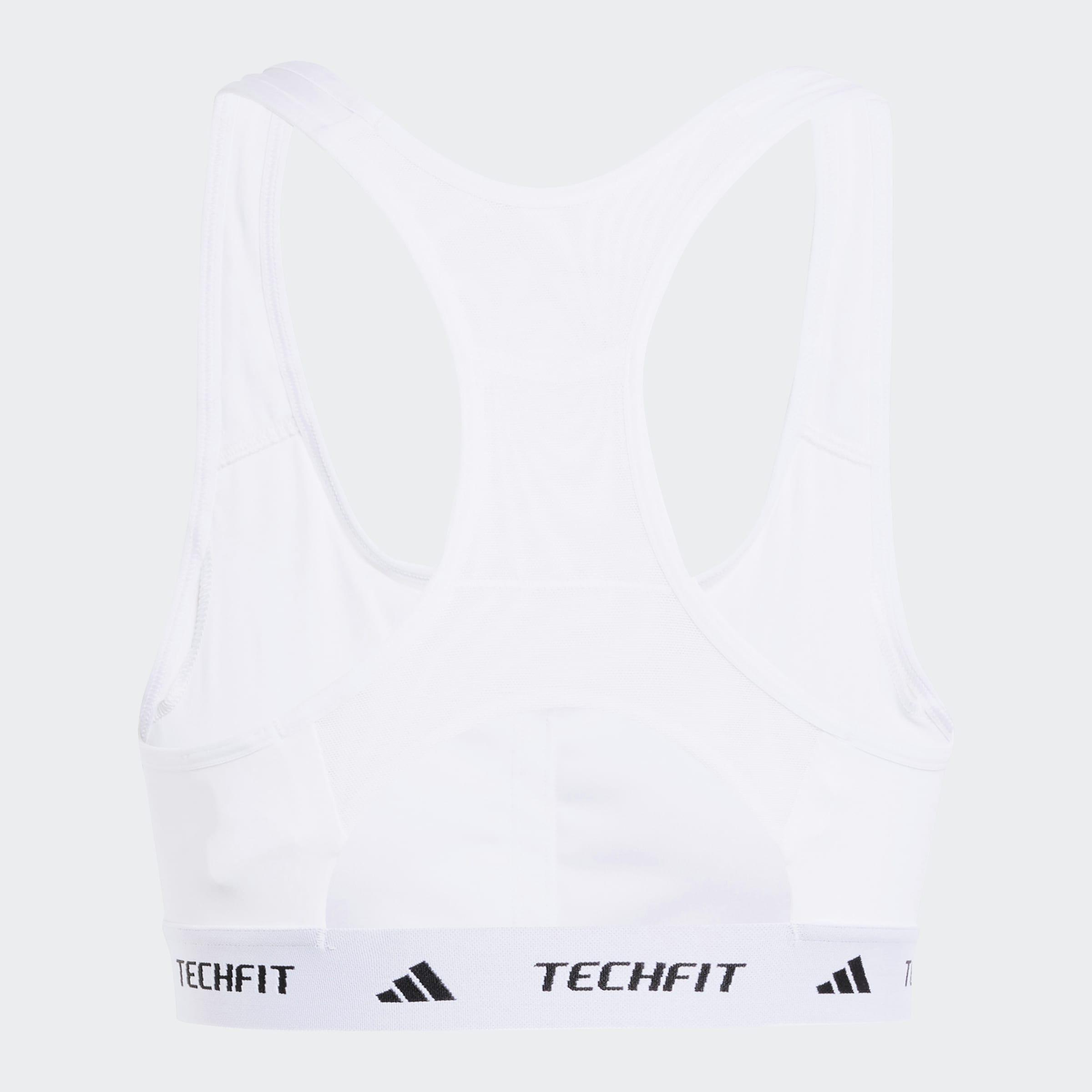TECHFIT Bra, White, A701_ONE, large image number 3