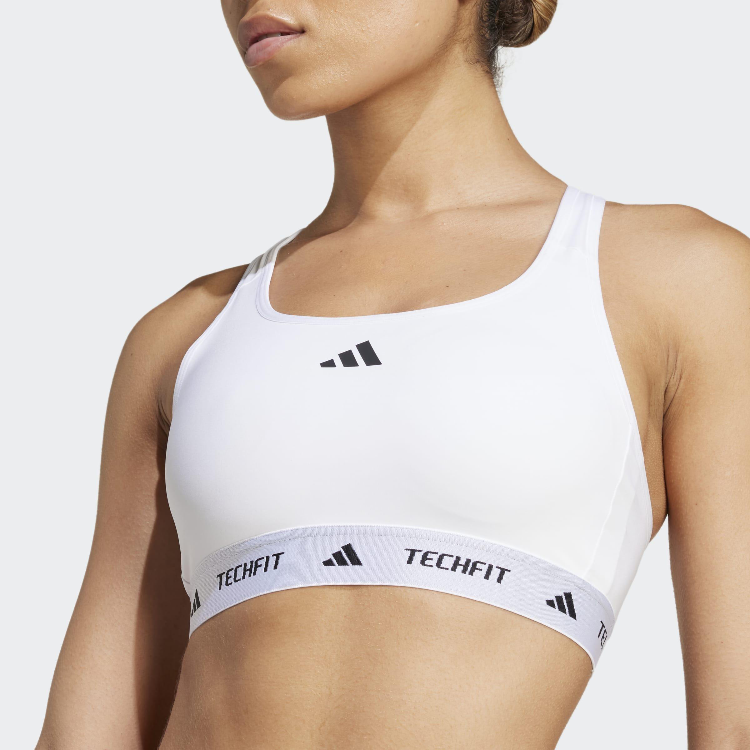 TECHFIT Bra, White, A701_ONE, large image number 6