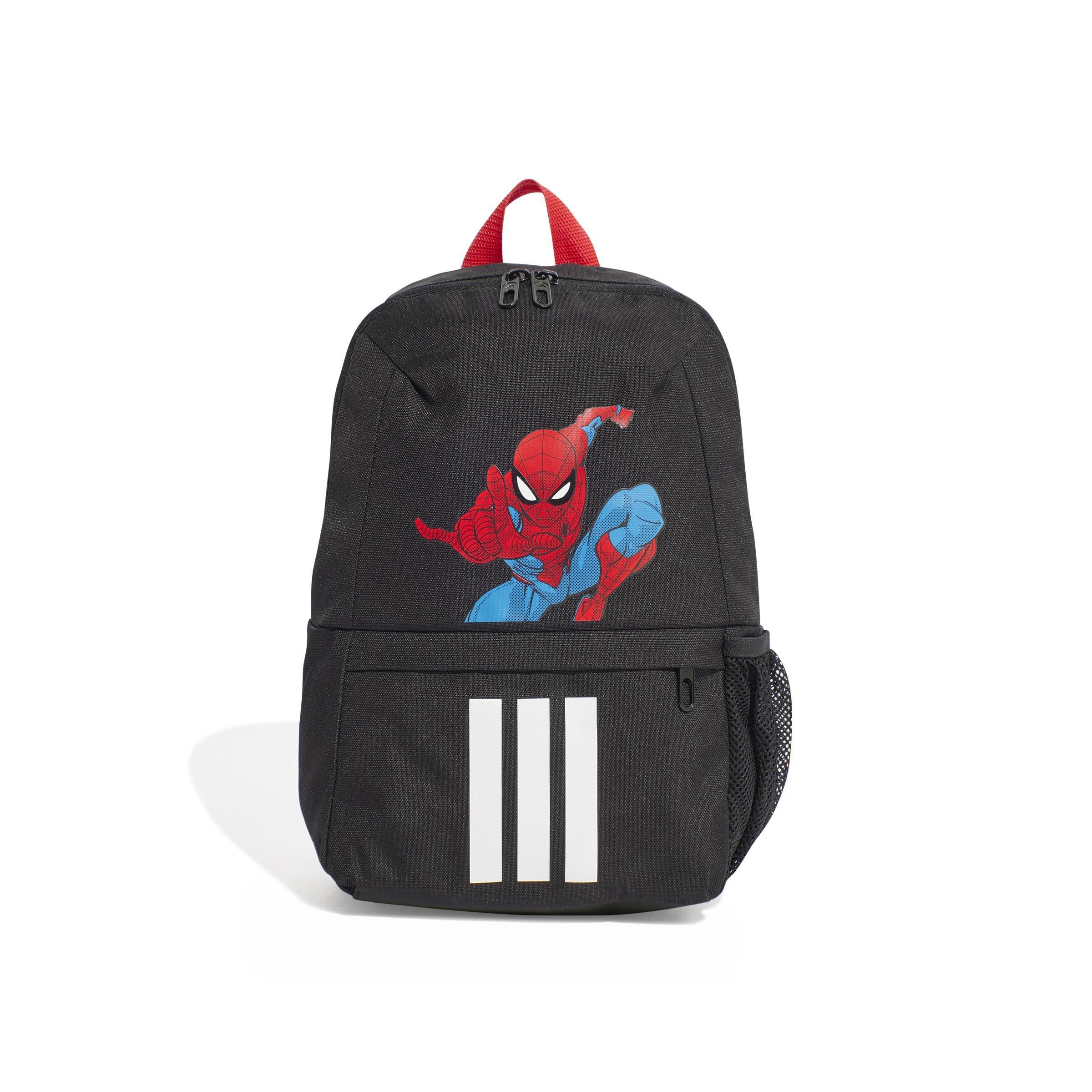 Unisex Kids adidas Marvel Backpack, Black, A701_ONE, large image number 0