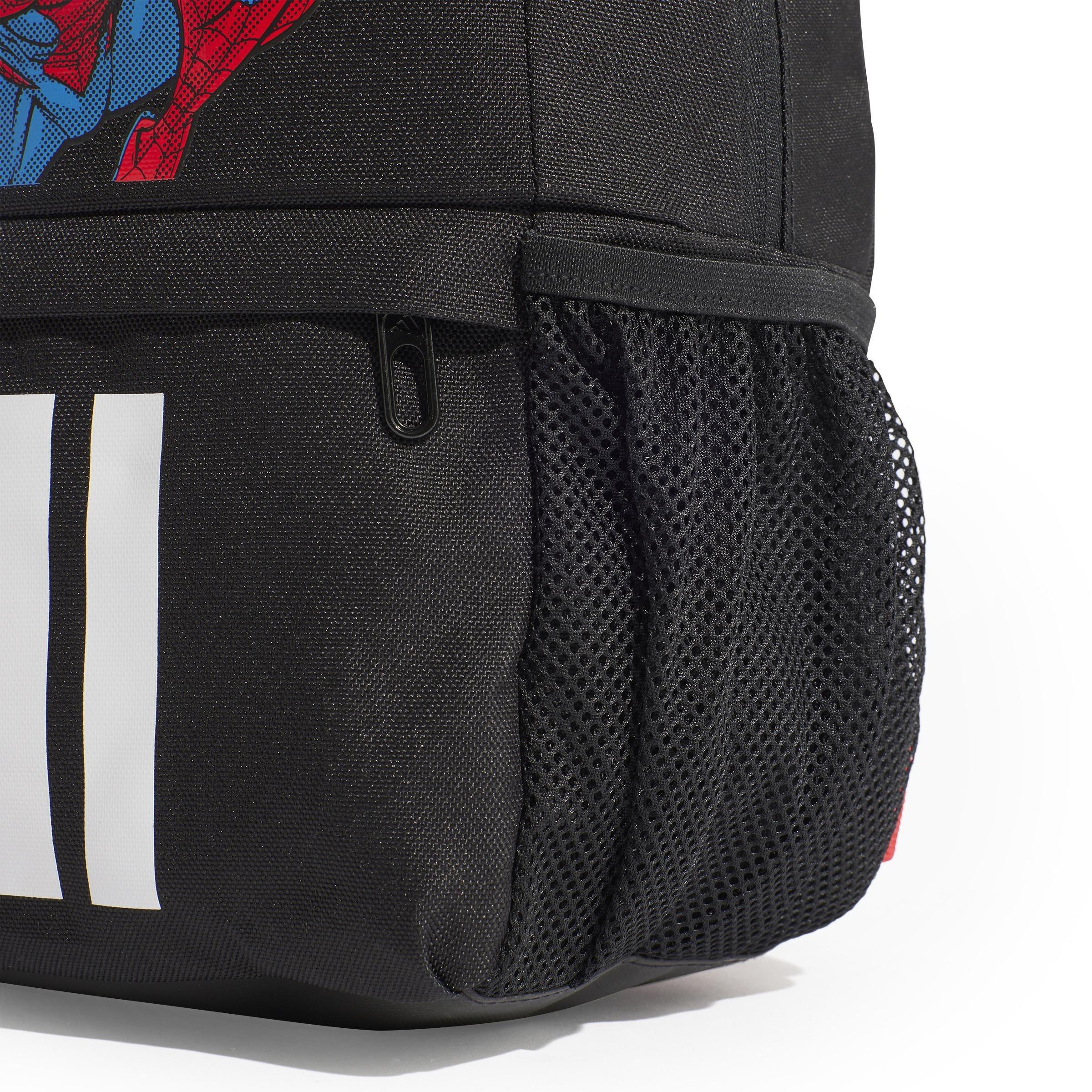Unisex Kids adidas Marvel Backpack, Black, A701_ONE, large image number 4