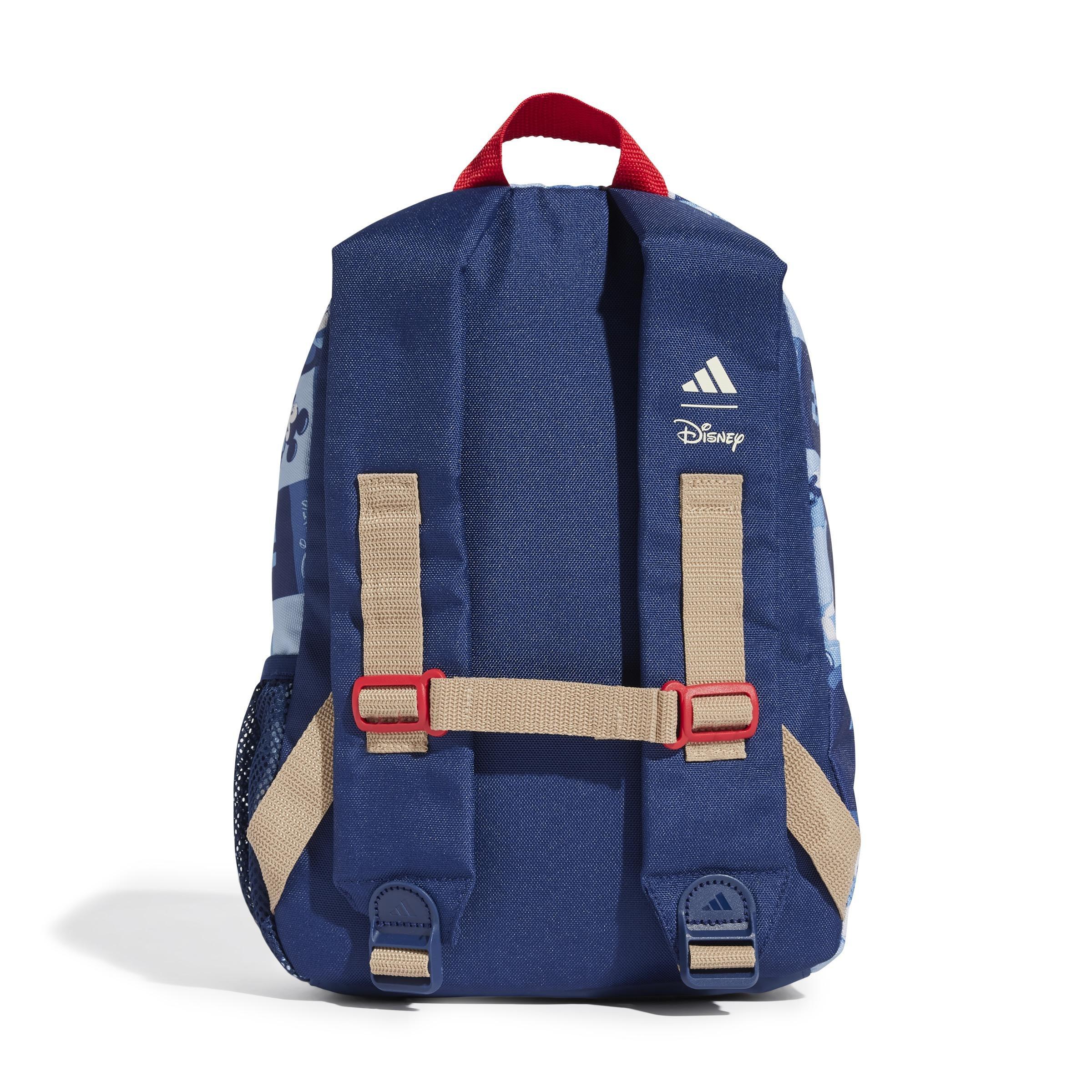 Unisex Kids adidas Disney Mickey Mouse Backpack, Blue, A701_ONE, large image number 3