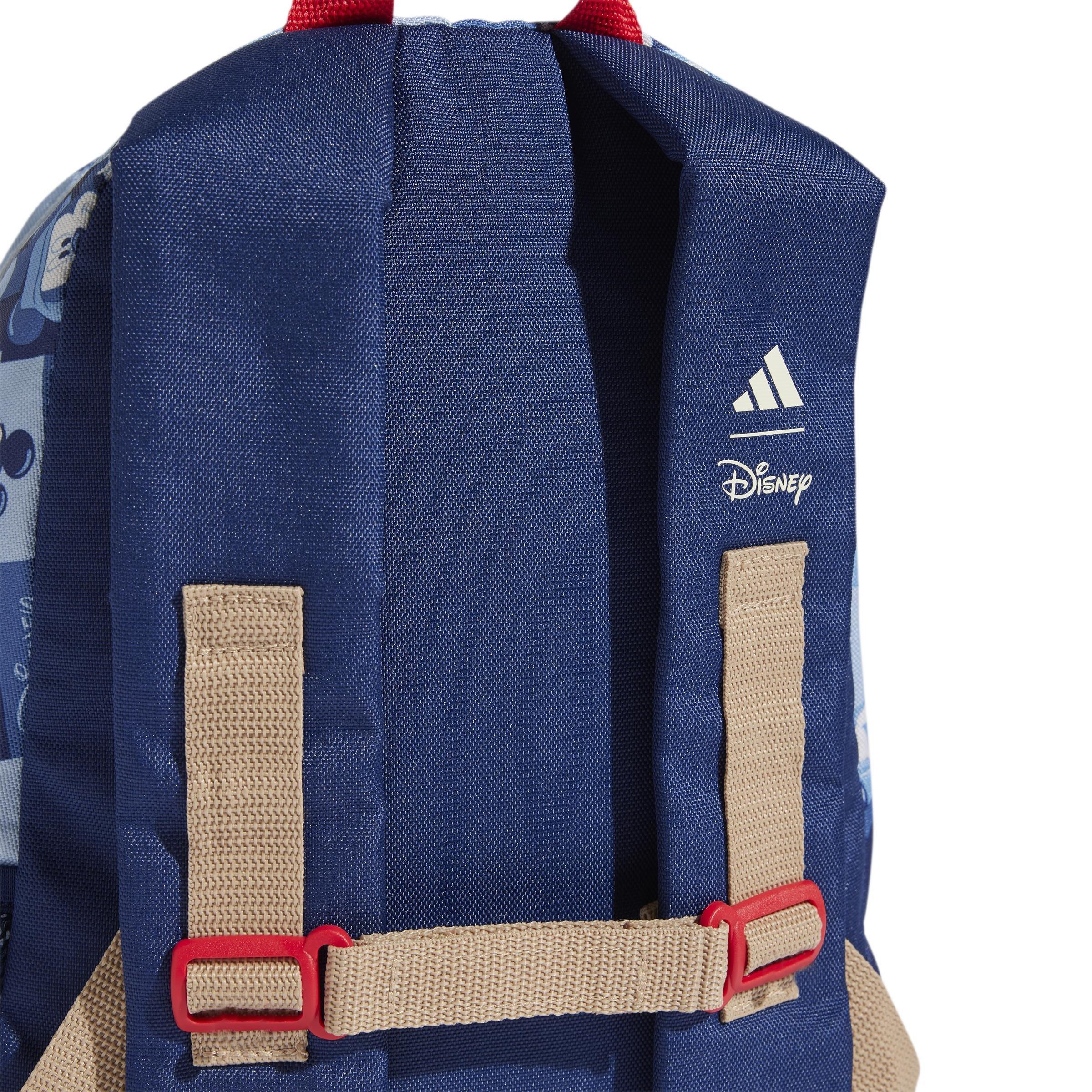Unisex Kids adidas Disney Mickey Mouse Backpack, Blue, A701_ONE, large image number 4