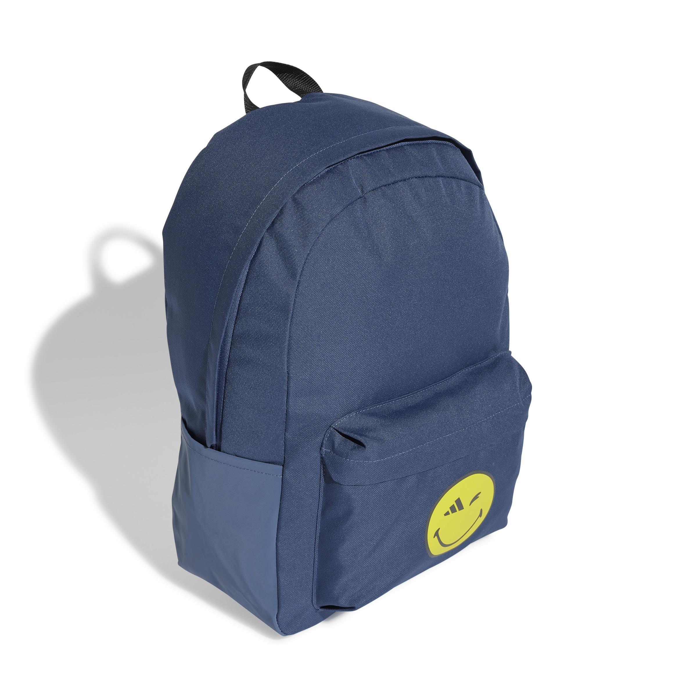 Unisex Kids Smiley World Backpack, Blue, A701_ONE, large image number 0