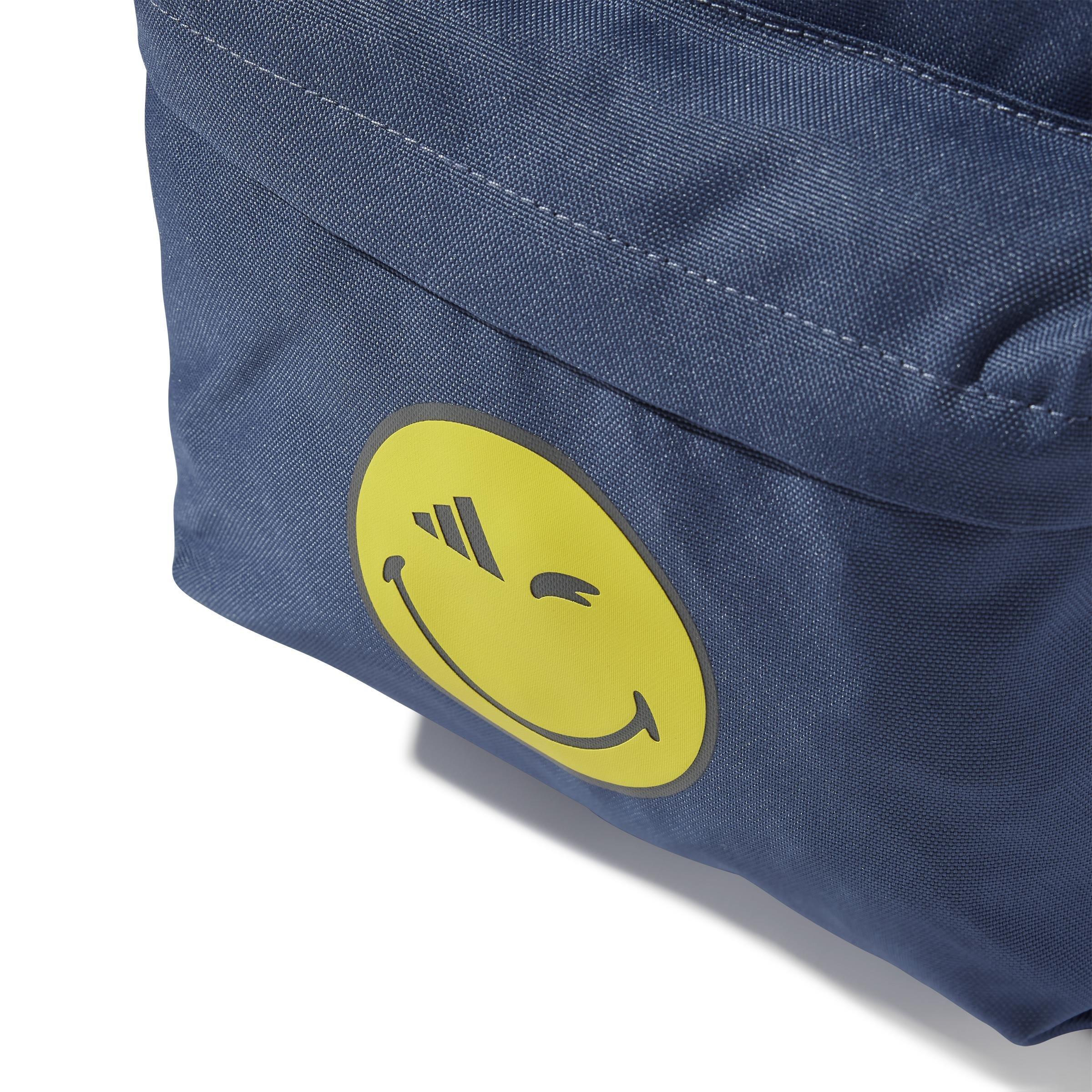 Unisex Smiley World Backpack, Blue, A701_ONE, large image number 4