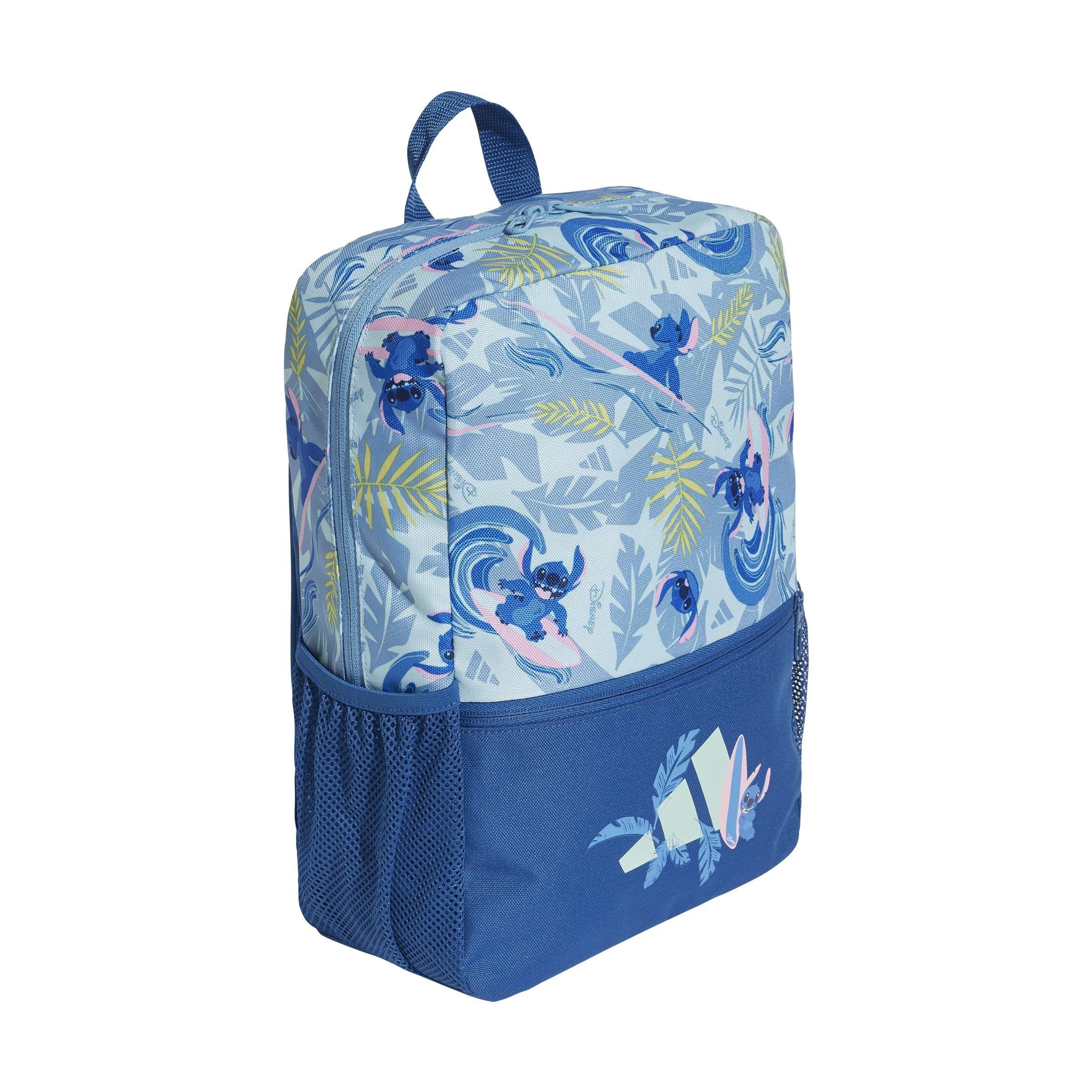 Unisex Kids adidas Disney Lilo & Stitch Backpack, Blue, A701_ONE, large image number 1