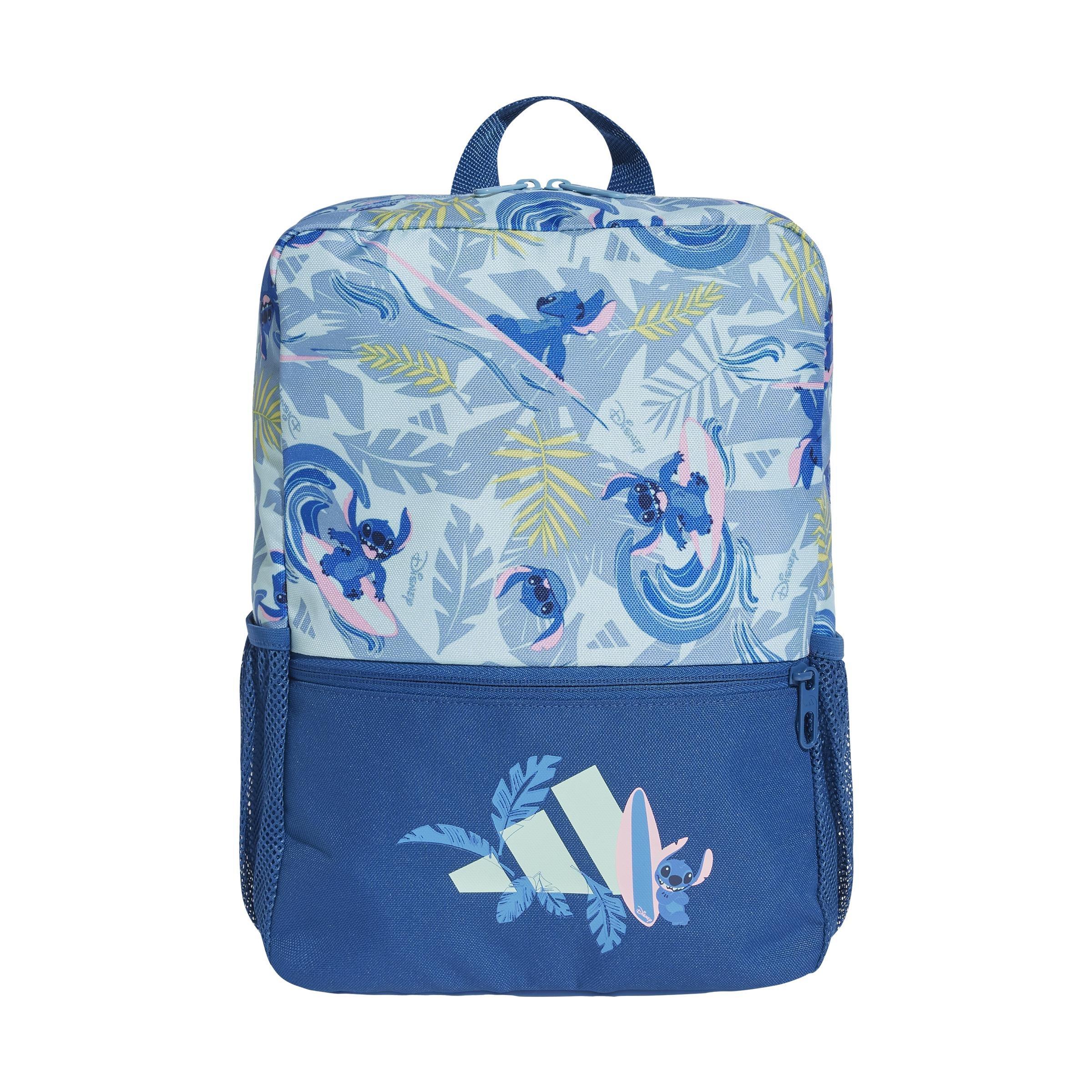 Unisex Kids adidas Disney Lilo & Stitch Backpack, Blue, A701_ONE, large image number 2
