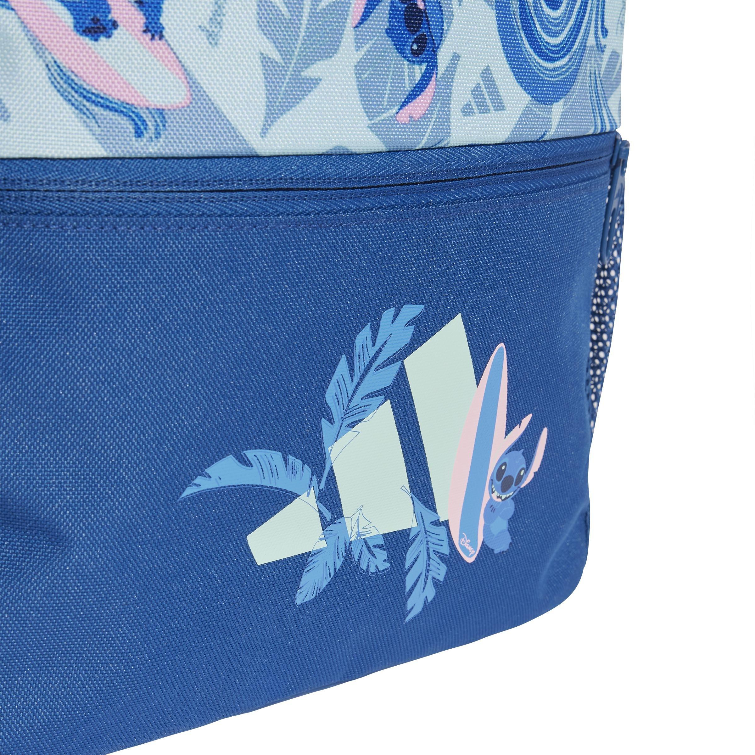 Unisex Kids adidas Disney Lilo & Stitch Backpack, Blue, A701_ONE, large image number 5