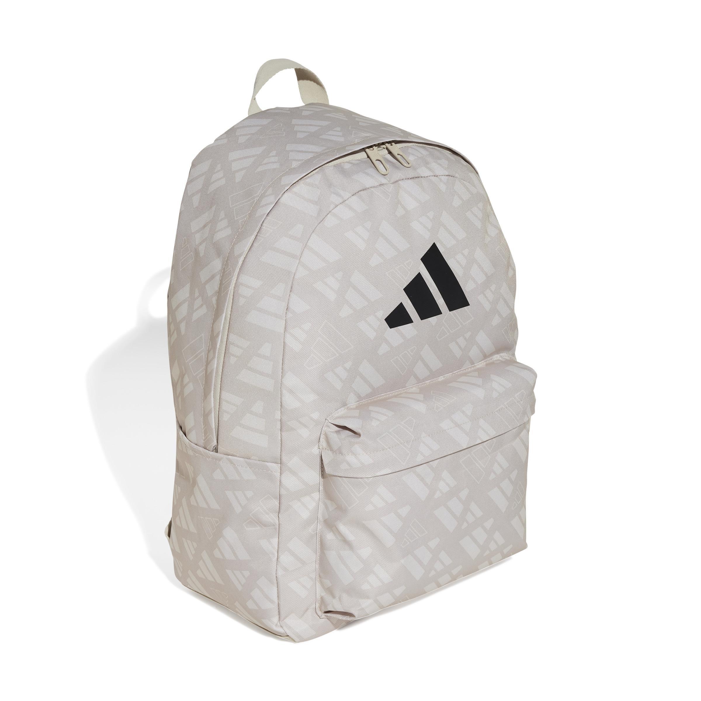 Unisex Classic Graphics Backpack, Grey, A701_ONE, large image number 1