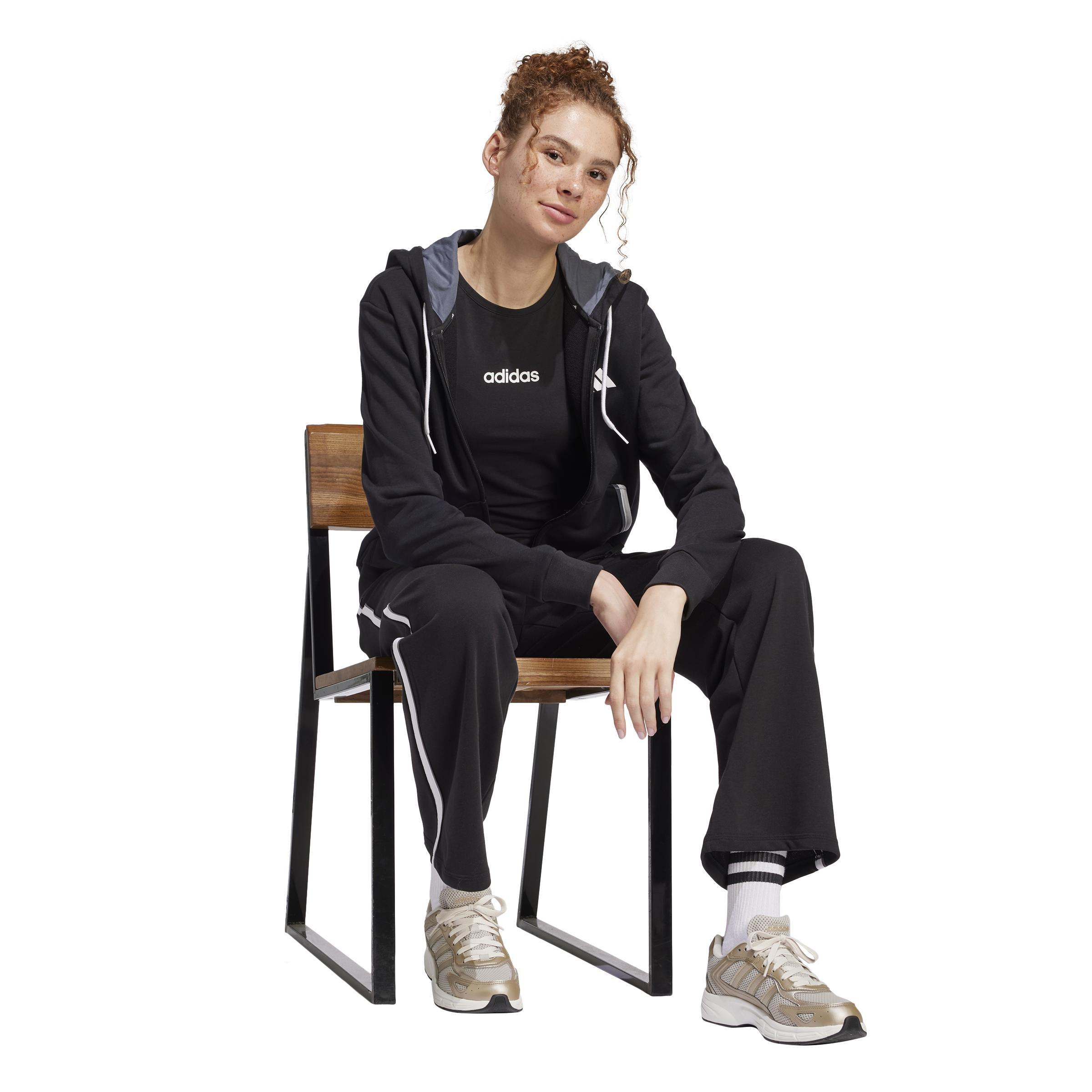 Essentials Color Pop French Terry Joggers, Black, A701_ONE, large image number 7