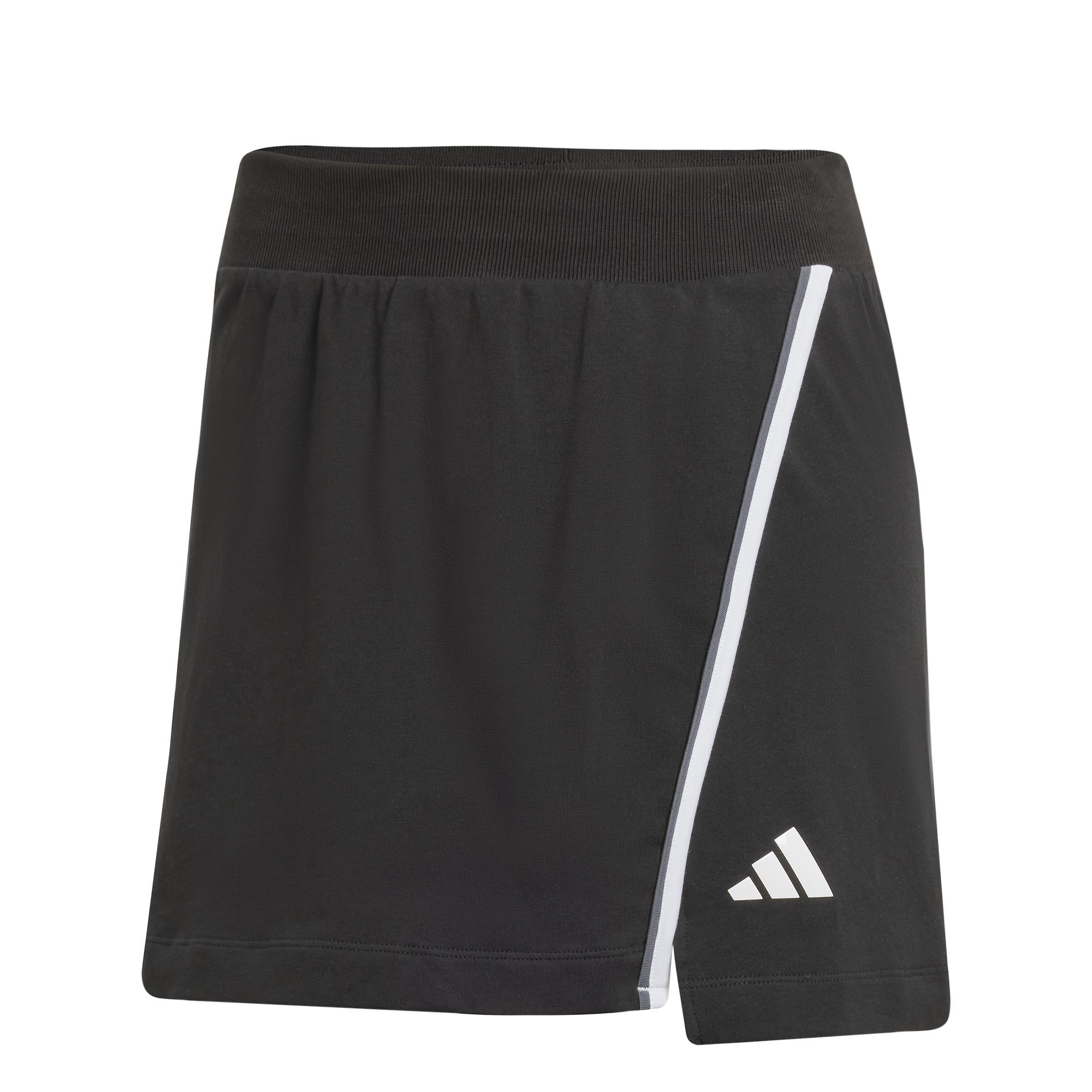 Essentials Color-Pop Cotton Skort, Black, A701_ONE, large image number 0
