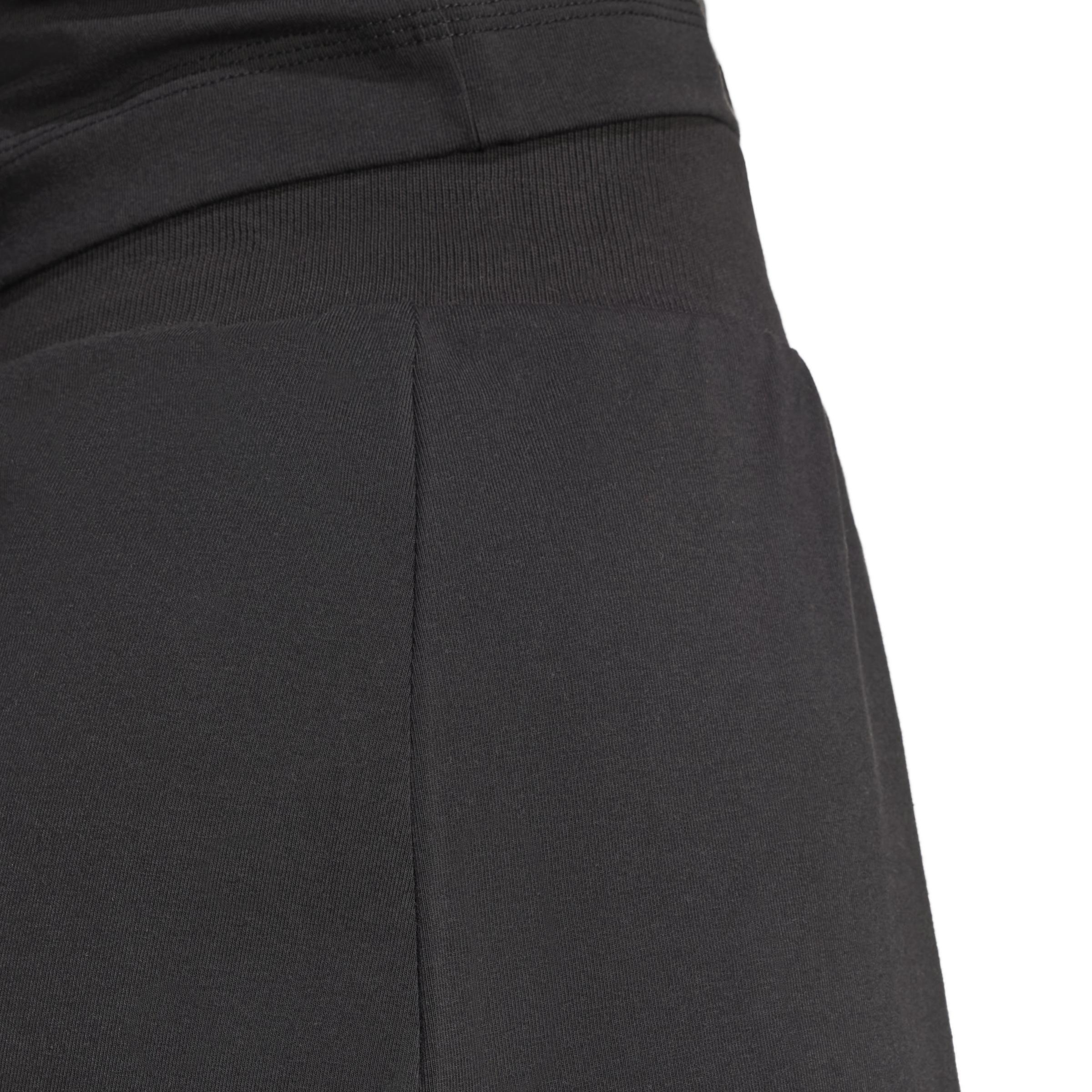 Essentials Color-Pop Cotton Skort, Black, A701_ONE, large image number 3