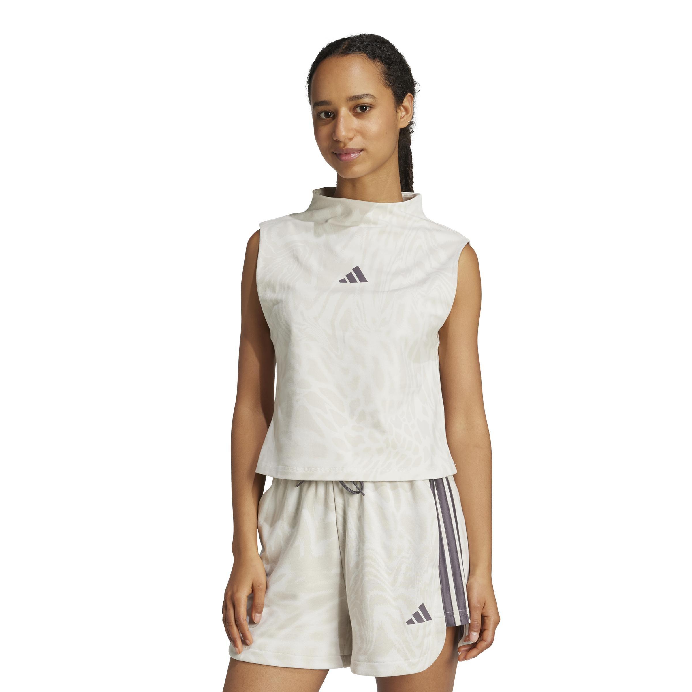 Essentials Slim High-Neck Tank Top, Multicolour, A701_ONE, large image number 4