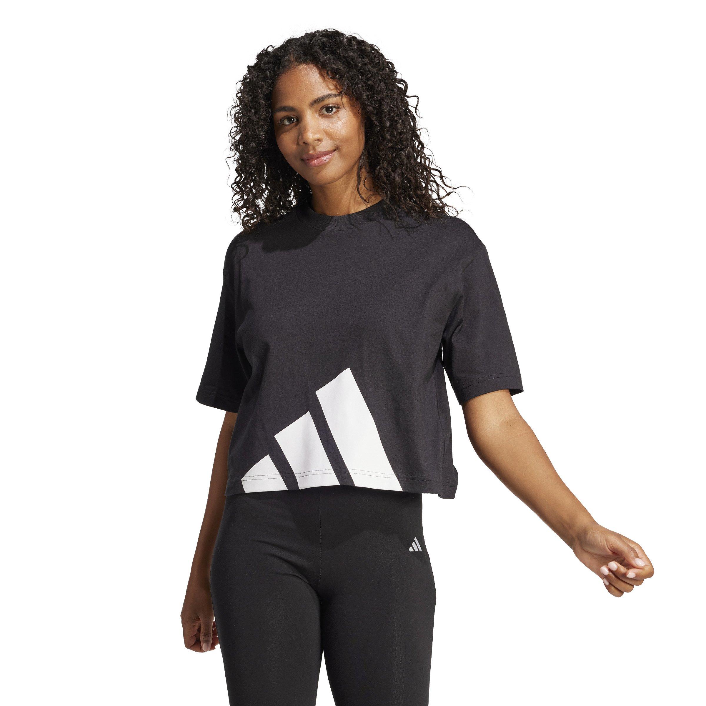 Essentials Big Logo Boyfriend T-Shirt, Black, , large image number 0