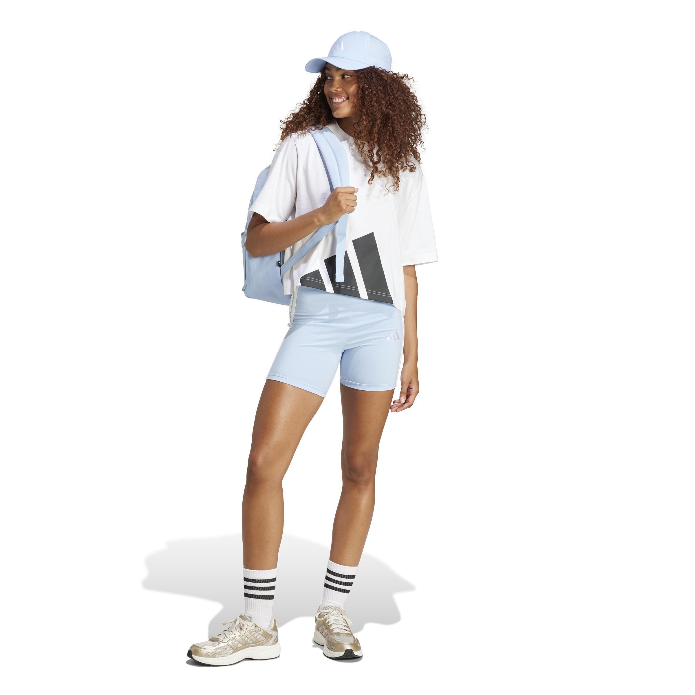 Essentials Big Logo Boyfriend T-Shirt, White, , large image number 4