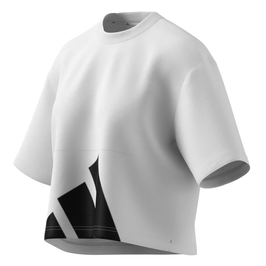 Essentials Big Logo Boyfriend T-Shirt, White, , large image number 6