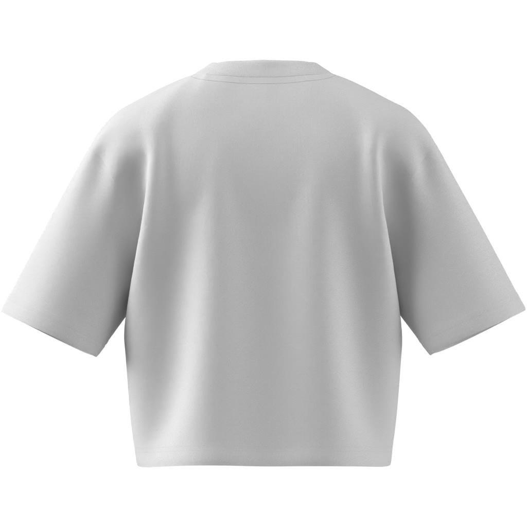 Essentials Big Logo Boyfriend T-Shirt, White, , large image number 12