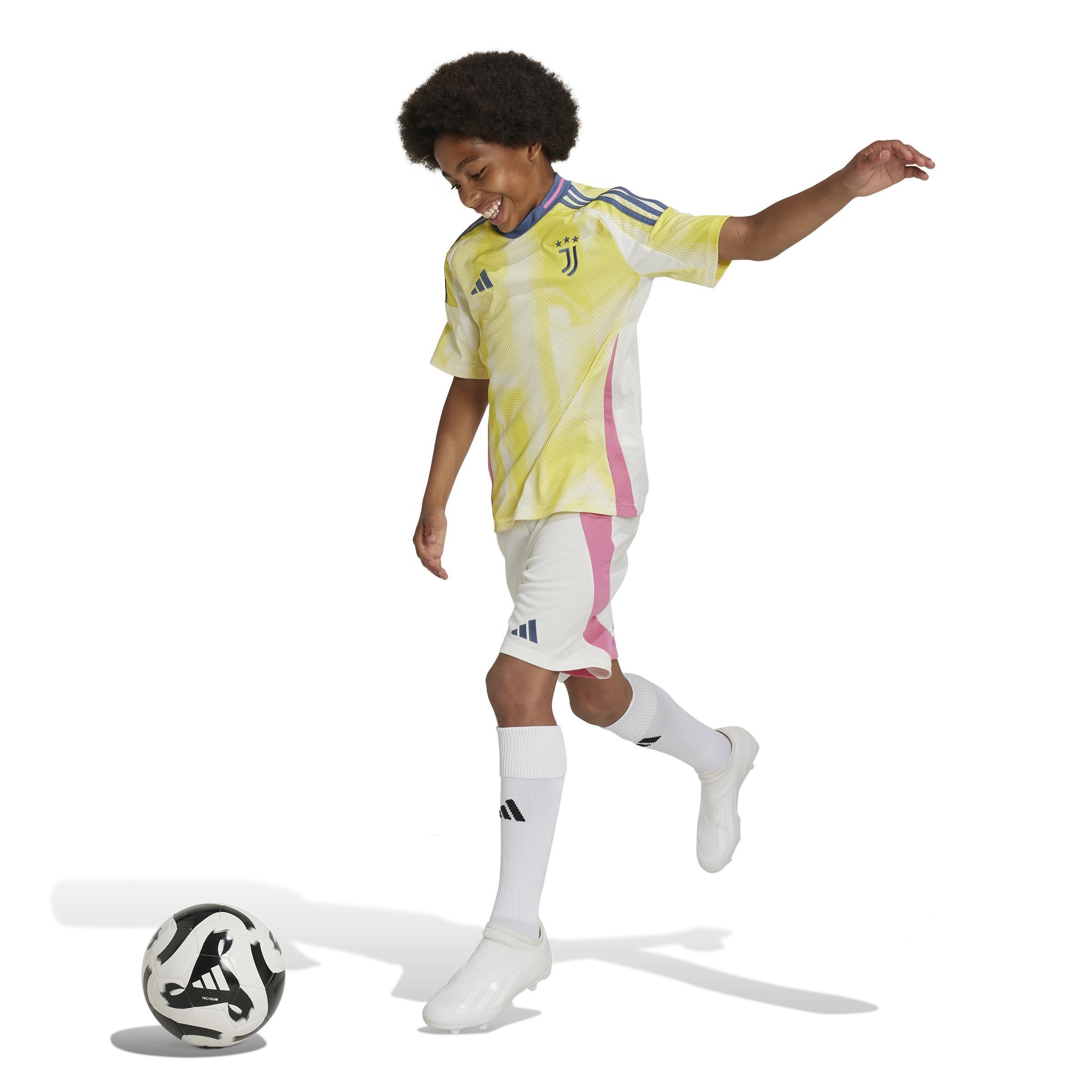Unisex Kids Juventus 24/25 Away Jersey, Yellow, , large image number 6