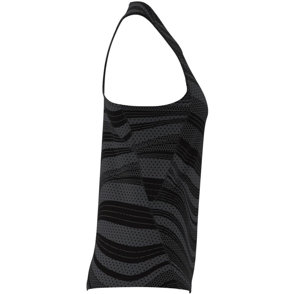 Club Tennis Climacool Graphic Tank Top, Grey, A701_ONE, large image number 8