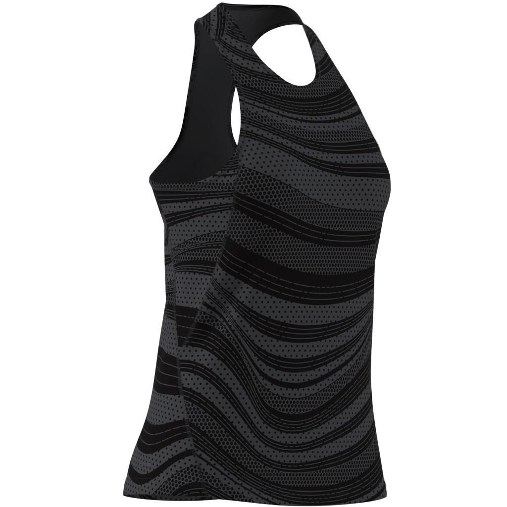 Club Tennis Climacool Graphic Tank Top, Grey, A701_ONE, large image number 9