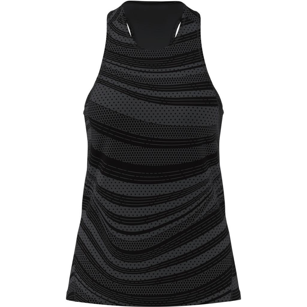 Club Tennis Climacool Graphic Tank Top, Grey, A701_ONE, large image number 11