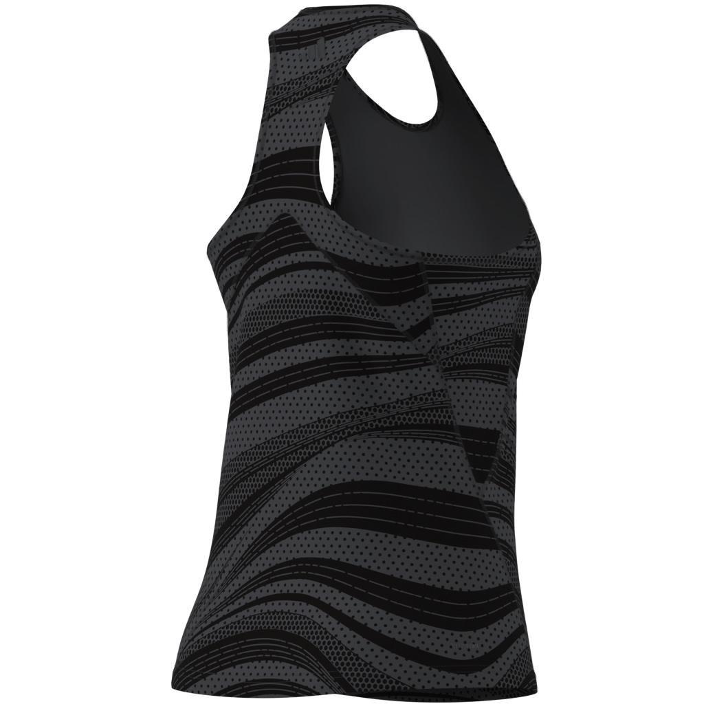 Club Tennis Climacool Graphic Tank Top, Grey, A701_ONE, large image number 12