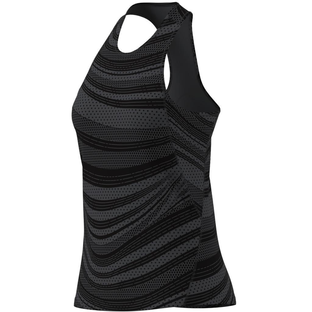 Club Tennis Climacool Graphic Tank Top, Grey, A701_ONE, large image number 13