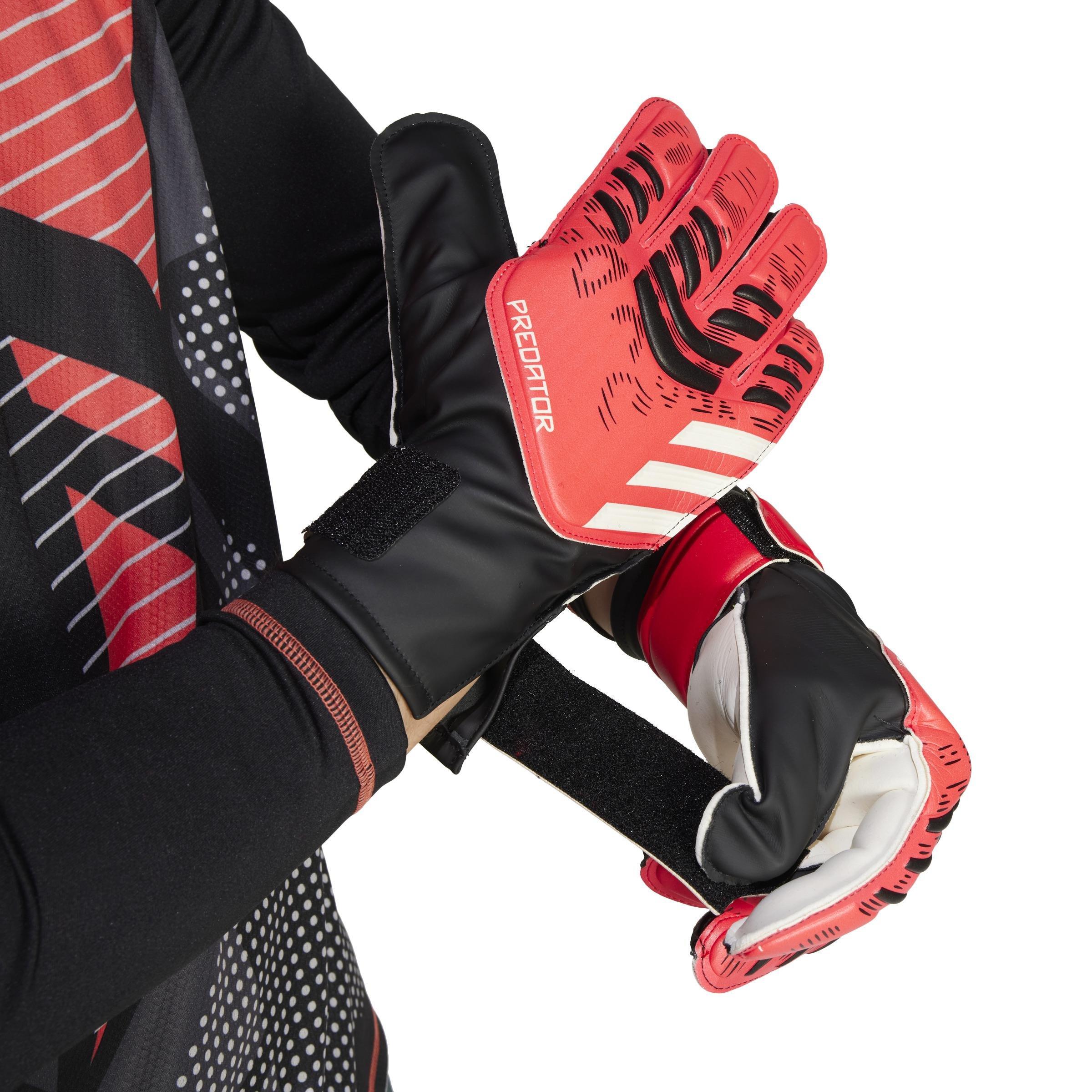 Unisex Predator Training Goalkeeper Gloves, Black, , large image number 6
