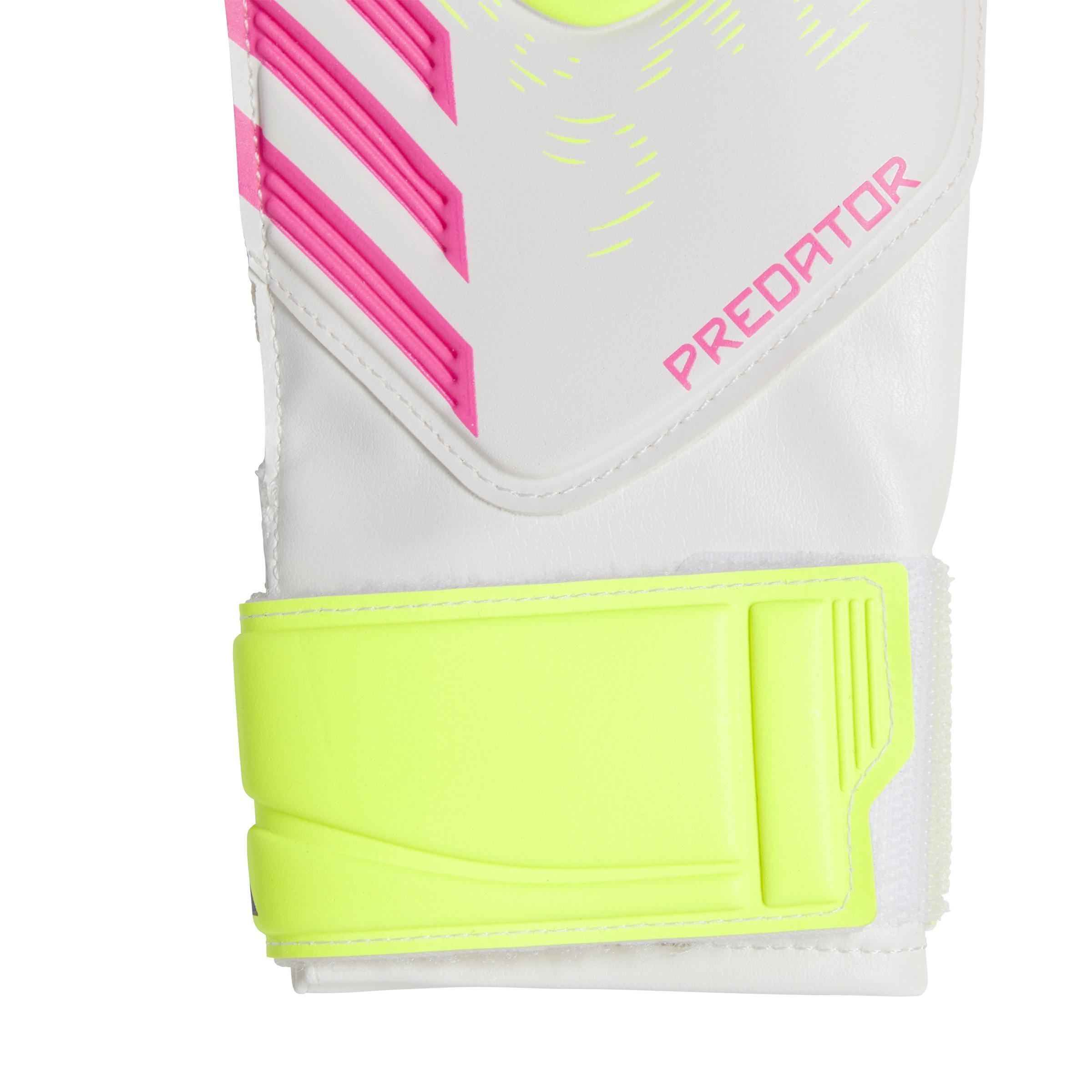 Unisex Kids Predator Training Goalkeeper Gloves, White, A701_ONE, medium