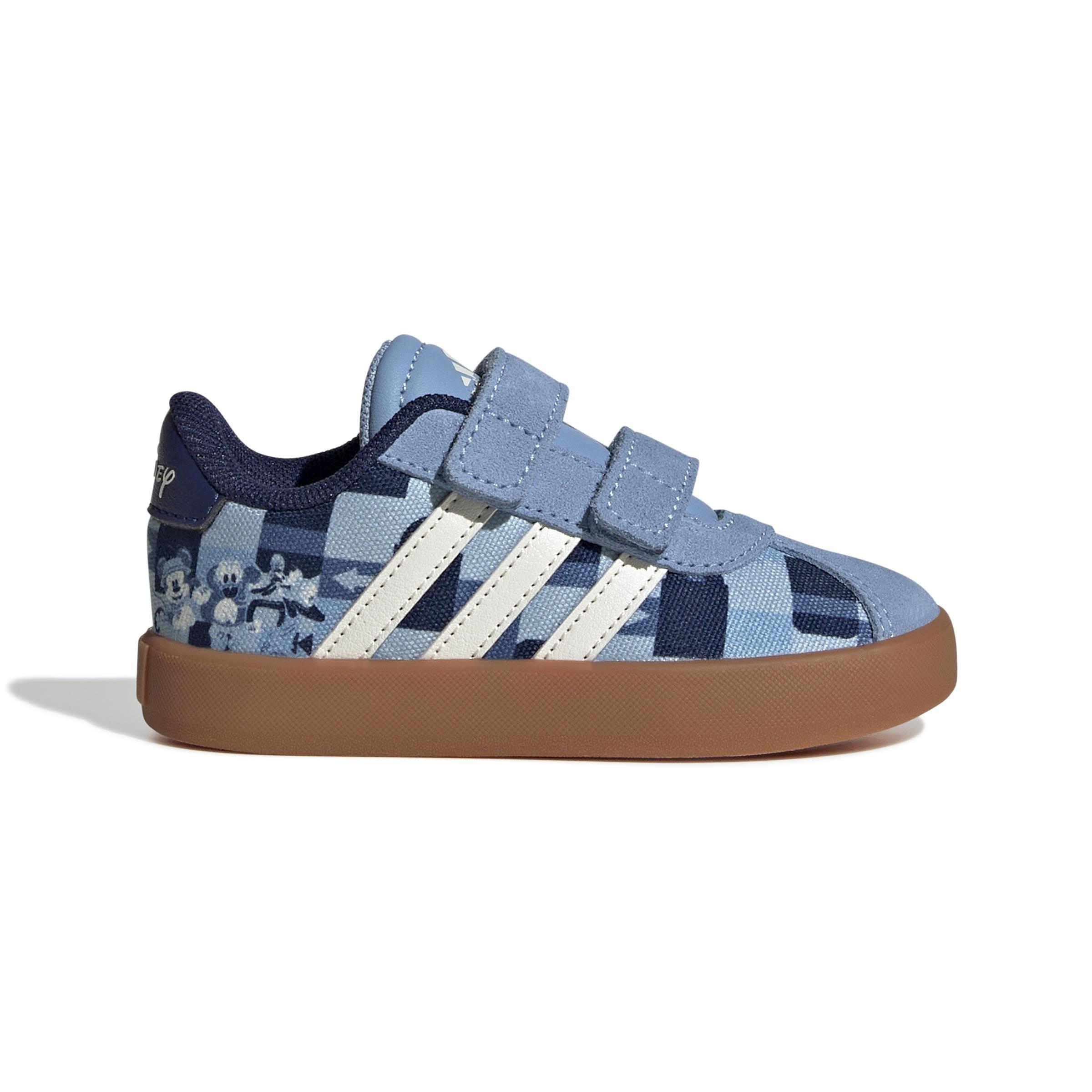 Unisex Kids adidas x Disney Mickey Mouse Vl Court Shoes, Blue, , large image number 0