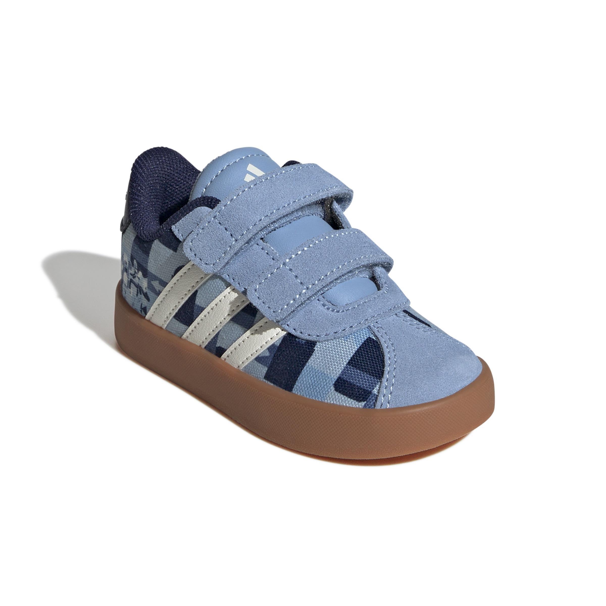 Unisex Kids adidas x Disney Mickey Mouse Vl Court Shoes, Blue, , large image number 1