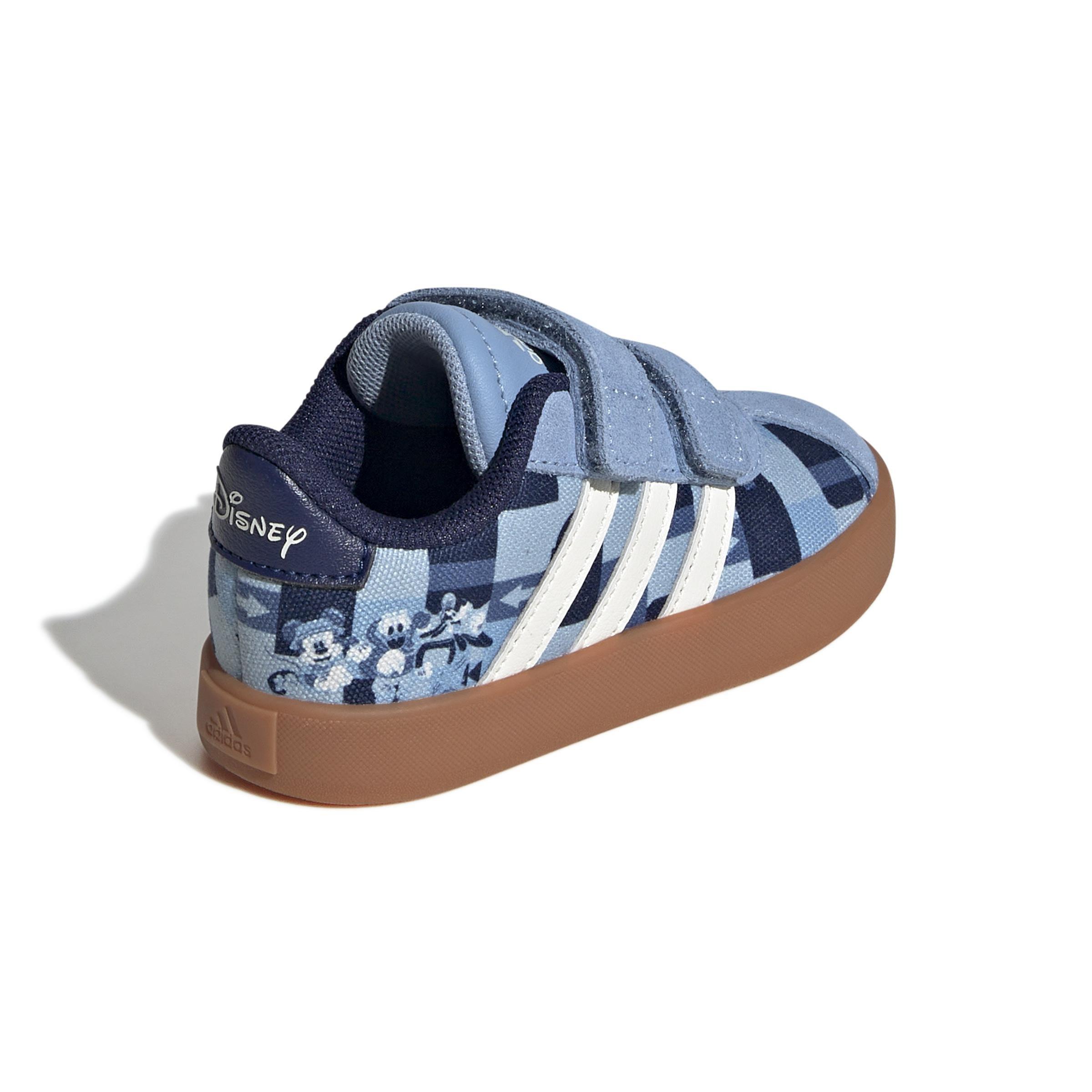 Unisex Kids adidas x Disney Mickey Mouse Vl Court Shoes, Blue, , large image number 3