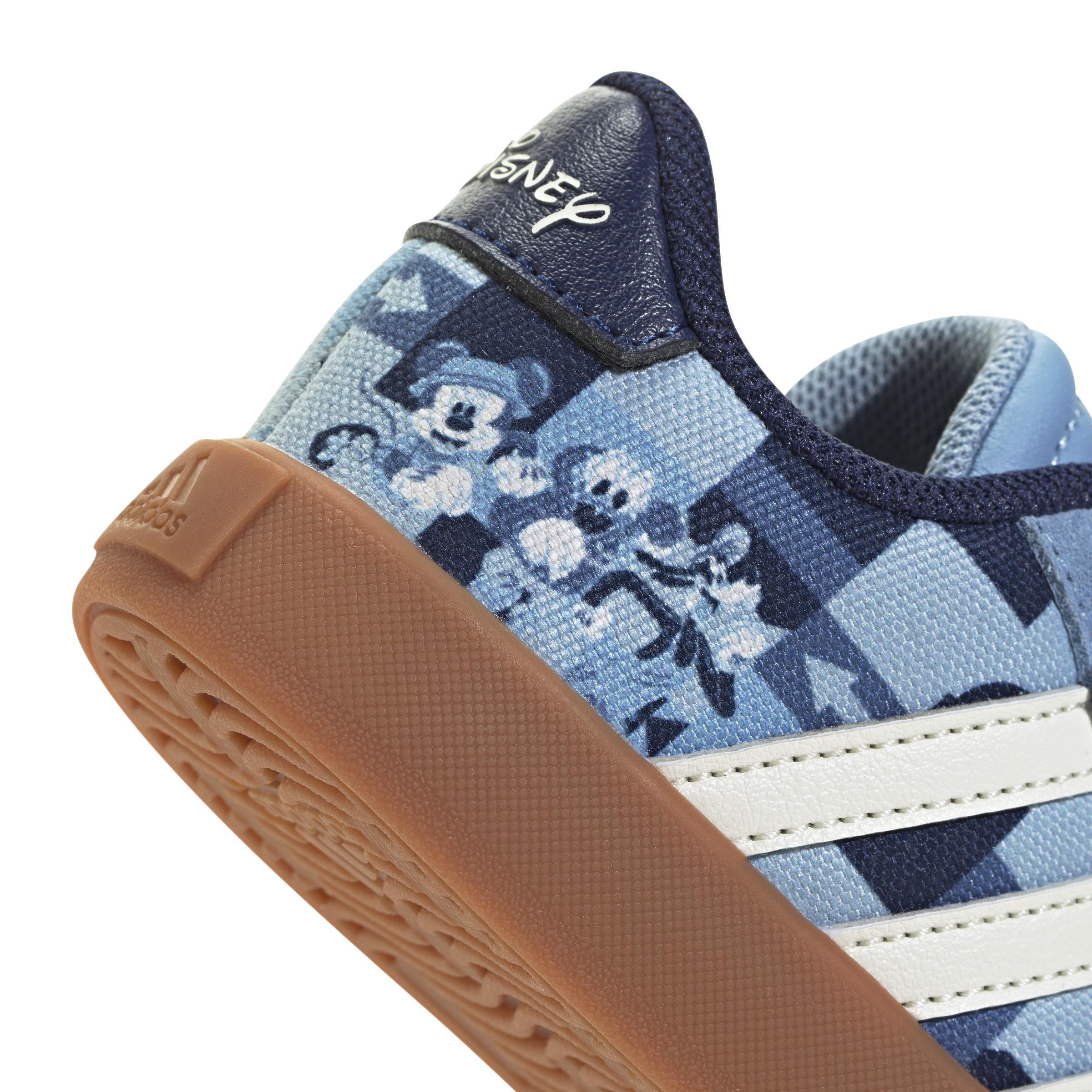 Unisex Kids adidas x Disney Mickey Mouse Vl Court Shoes, Blue, , large image number 4