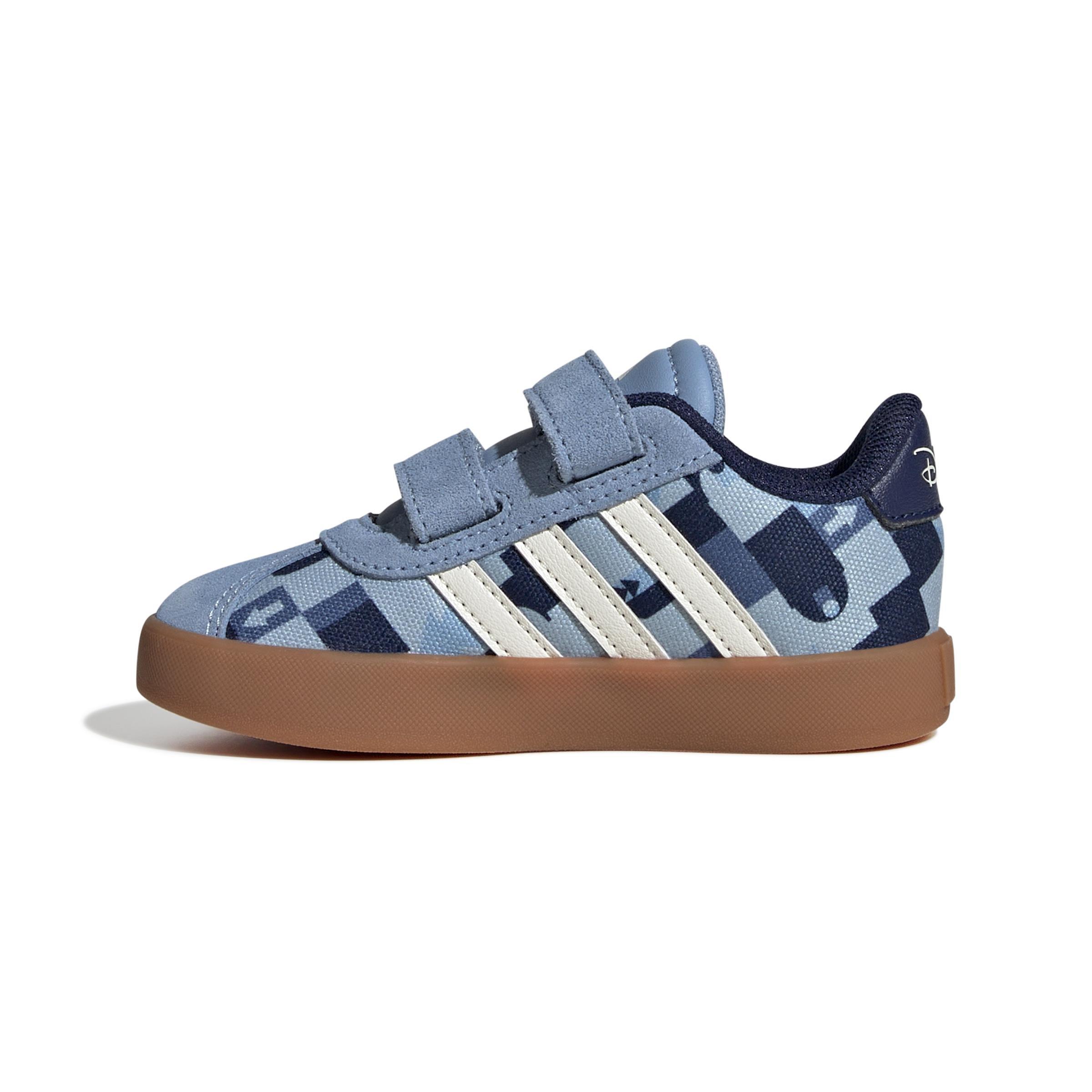 Unisex Kids adidas x Disney Mickey Mouse Vl Court Shoes, Blue, , large image number 6
