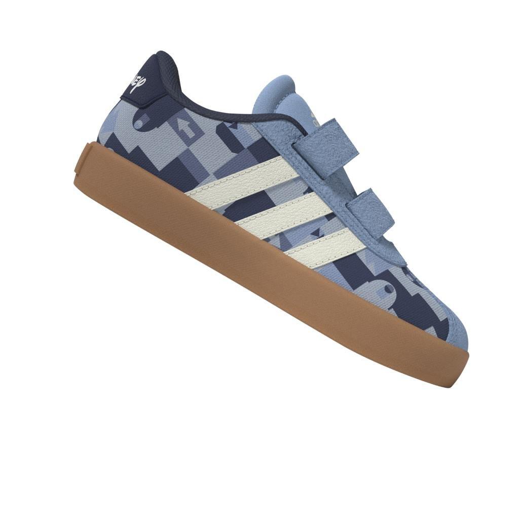 Unisex Kids adidas x Disney Mickey Mouse Vl Court Shoes, Blue, , large image number 7