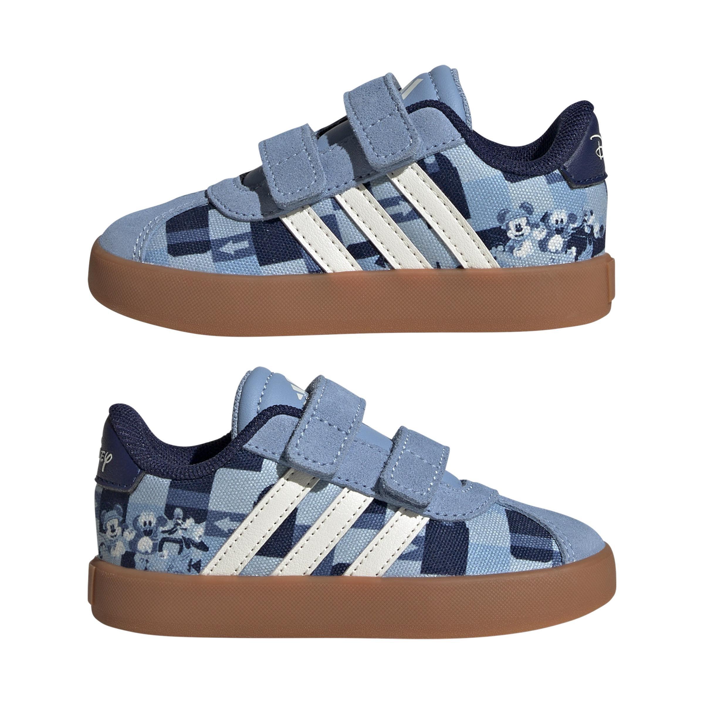 Unisex Kids adidas x Disney Mickey Mouse Vl Court Shoes, Blue, , large image number 12