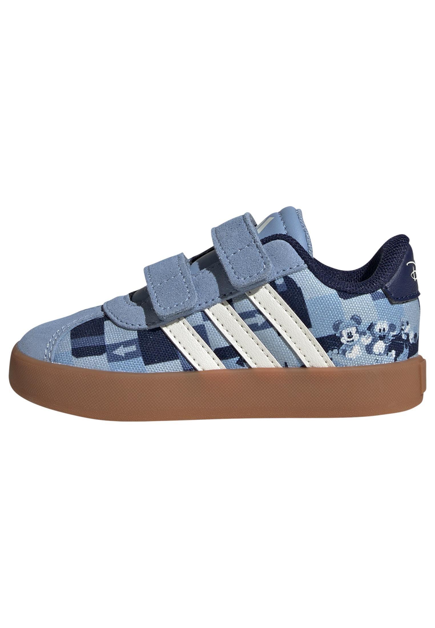 Unisex Kids adidas x Disney Mickey Mouse Vl Court Shoes, Blue, , large image number 13