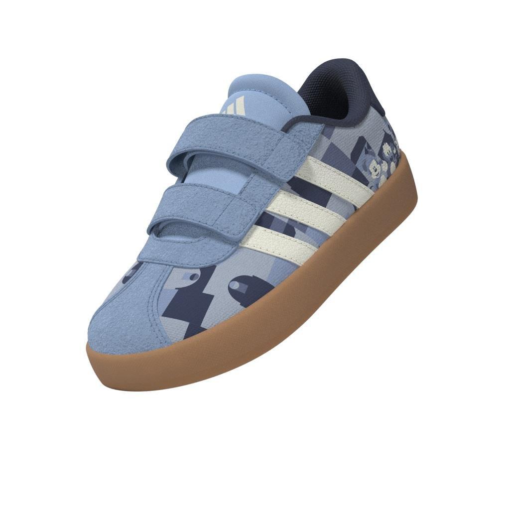 Unisex Kids adidas x Disney Mickey Mouse Vl Court Shoes, Blue, , large image number 14