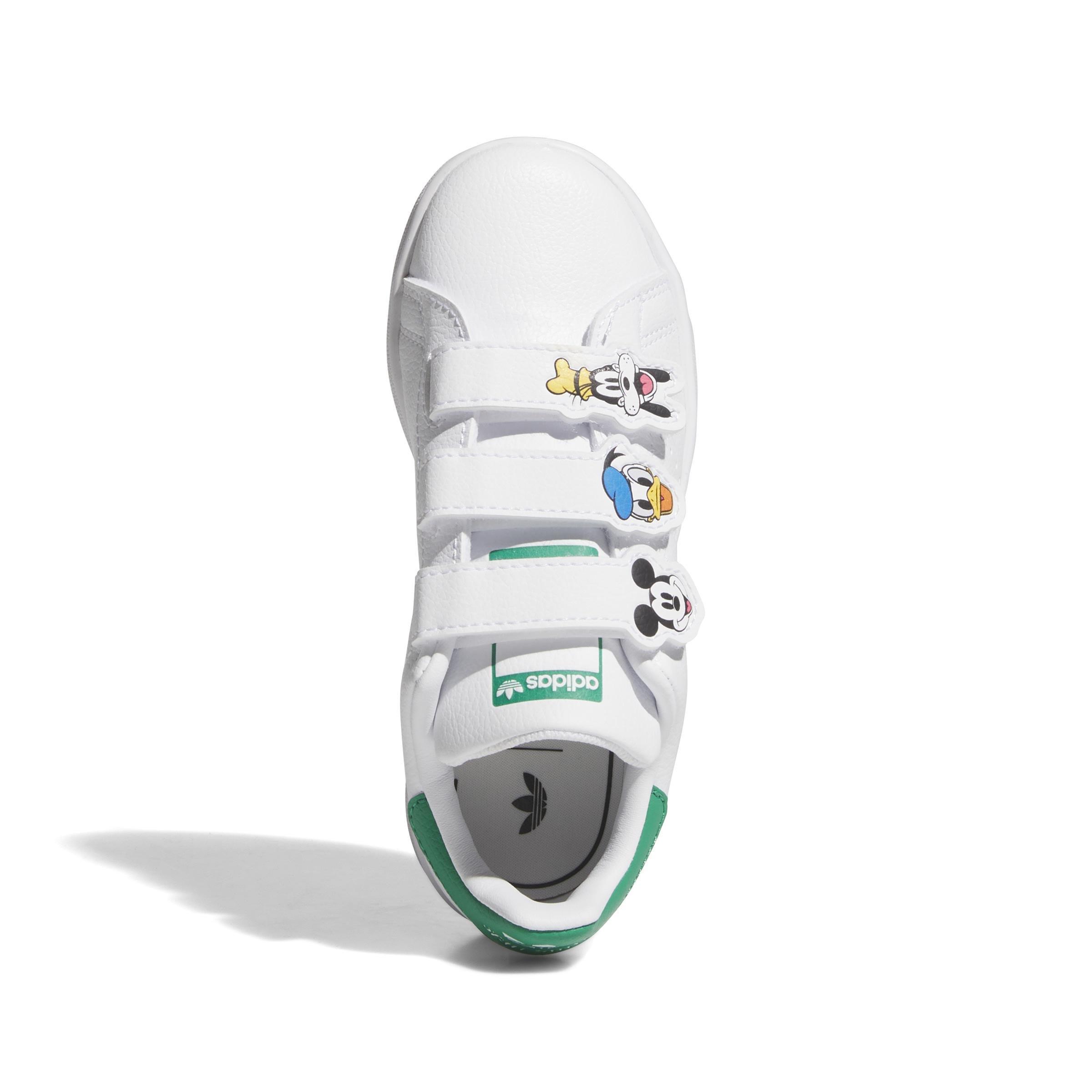 Unisex Kids adidas Disney Stan Smith Comfort Closure Shoes, White, , large image number 1