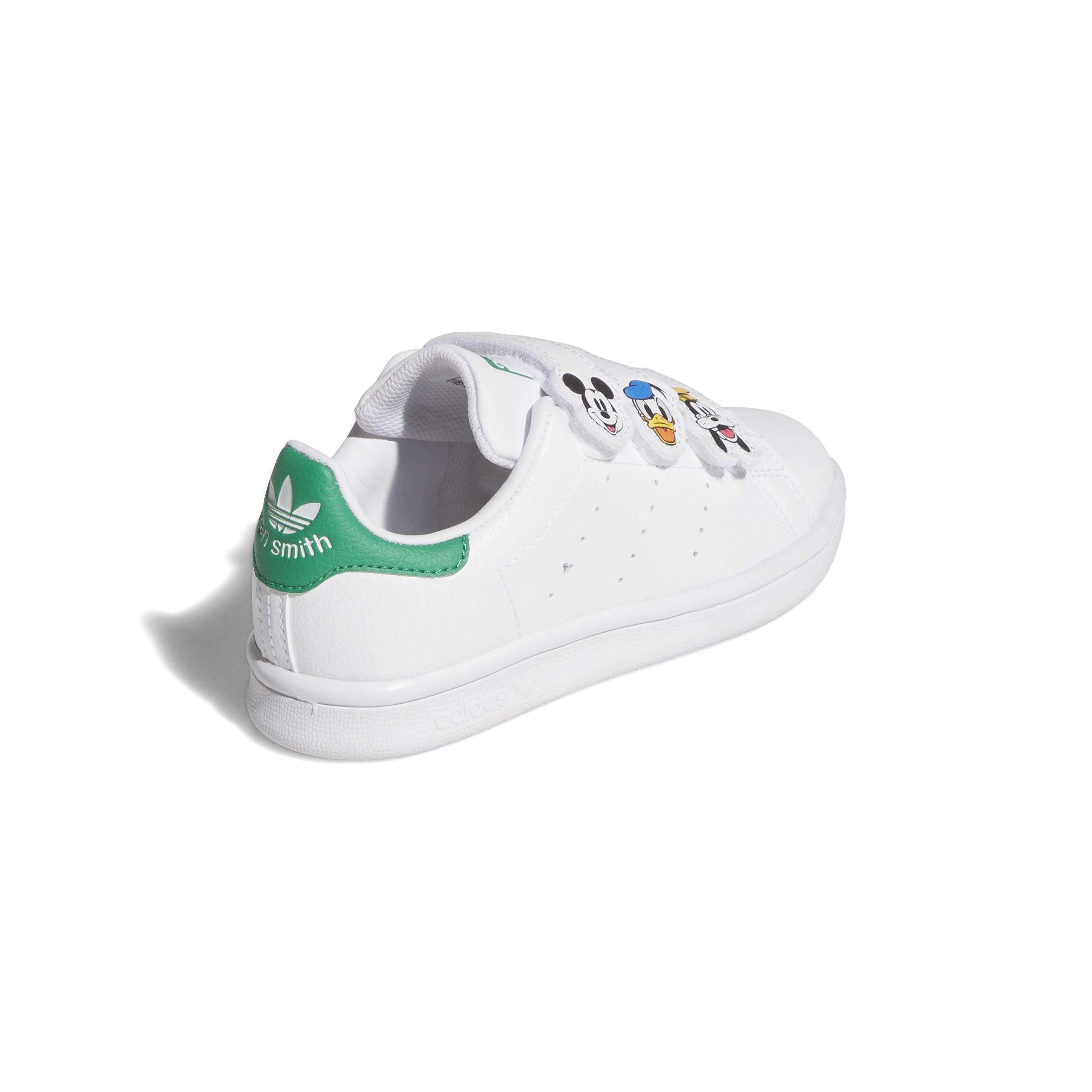 Unisex adidas Disney Stan Smith Comfort Closure Shoes Kids, White, A701_ONE, large image number 3