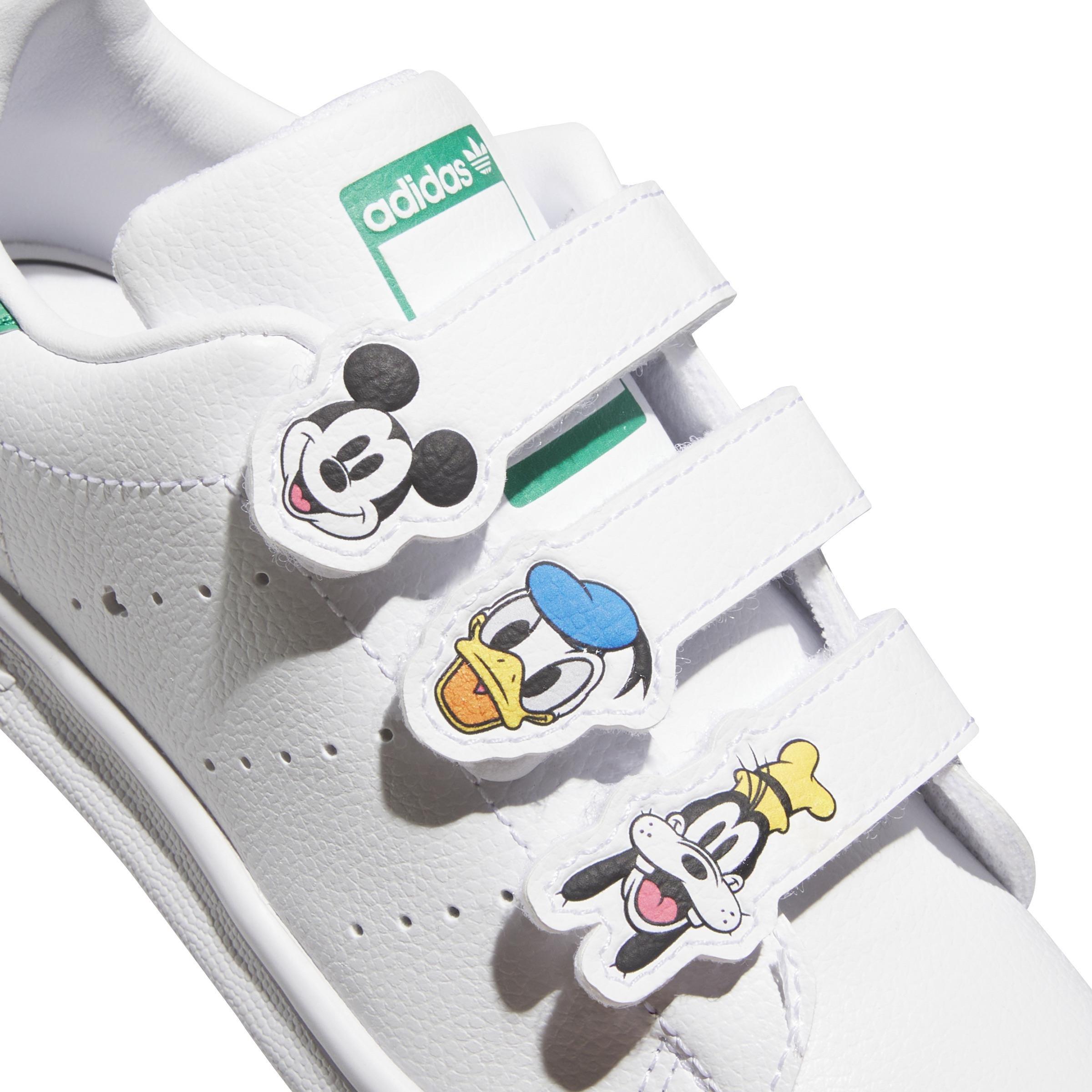 Unisex adidas Disney Stan Smith Comfort Closure Shoes Kids, White, A701_ONE, large image number 4