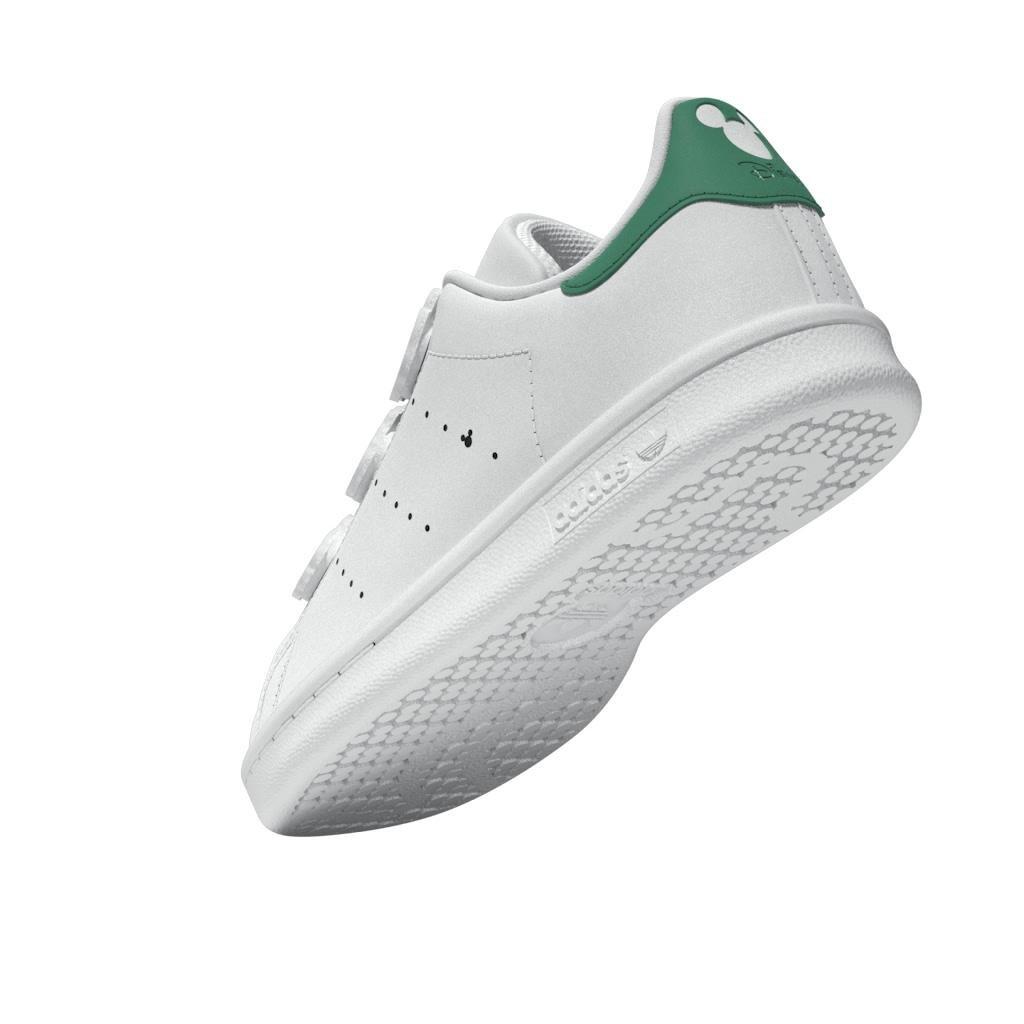 Unisex Kids adidas Disney Stan Smith Comfort Closure Shoes, White, , large image number 9
