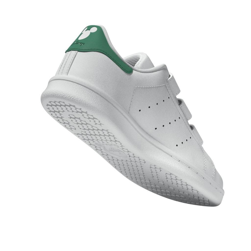 Unisex Kids adidas Disney Stan Smith Comfort Closure Shoes, White, , large image number 11