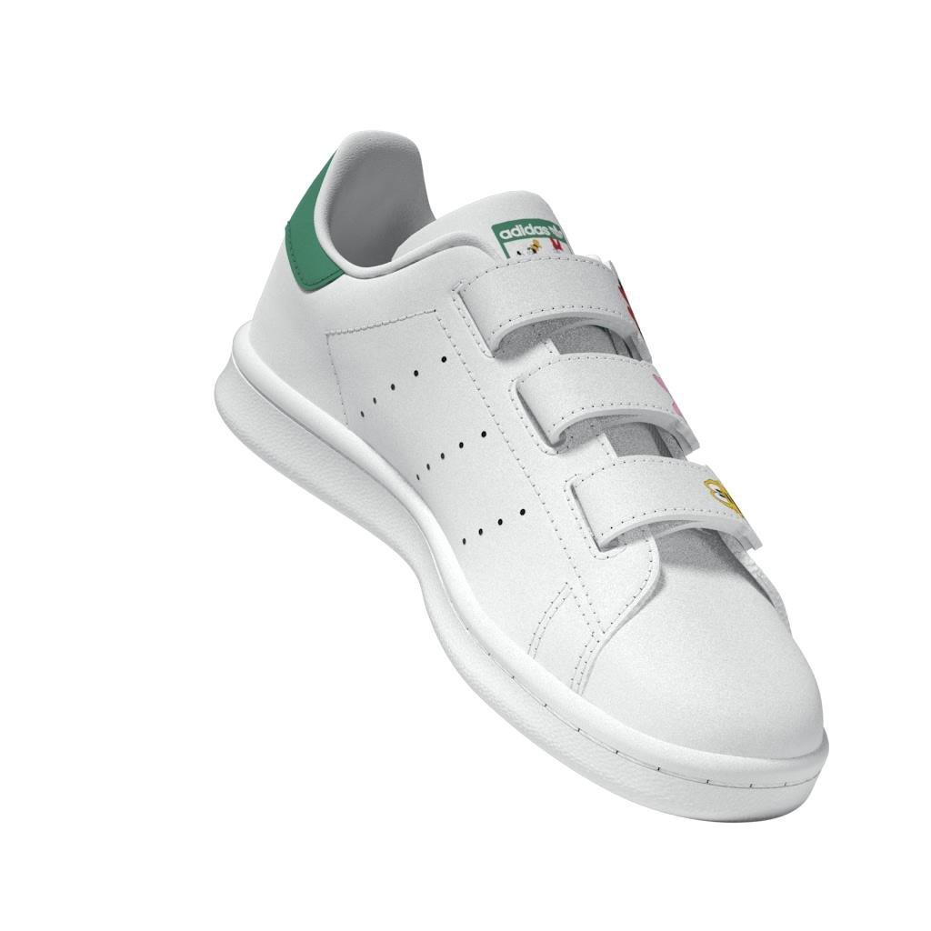 Unisex Kids adidas Disney Stan Smith Comfort Closure Shoes, White, , large image number 14